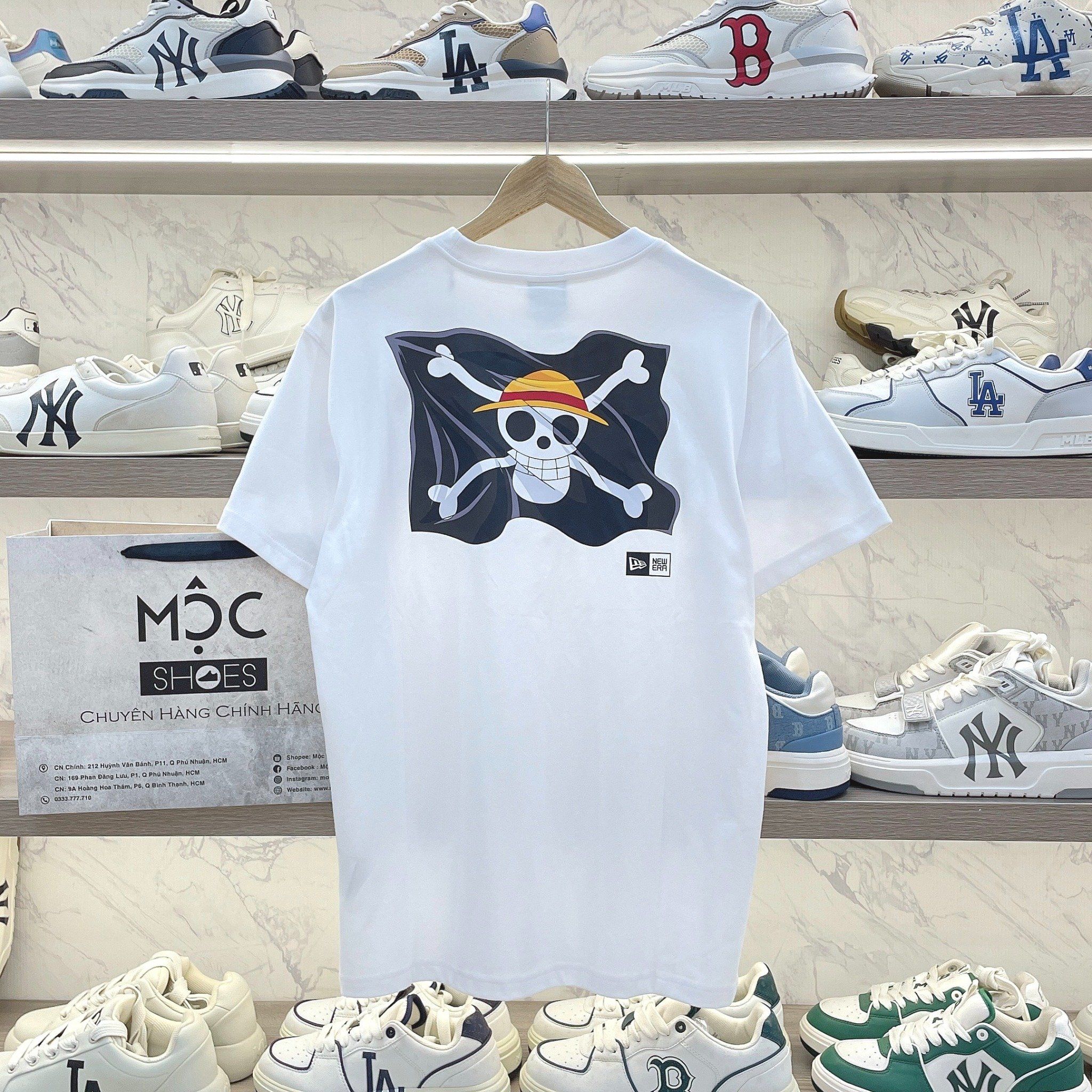2250 - HÀNG CHÍNH HÃNG - ÁO THUN NEW ERA - ONE PIECE - TRẮNG - CODE: