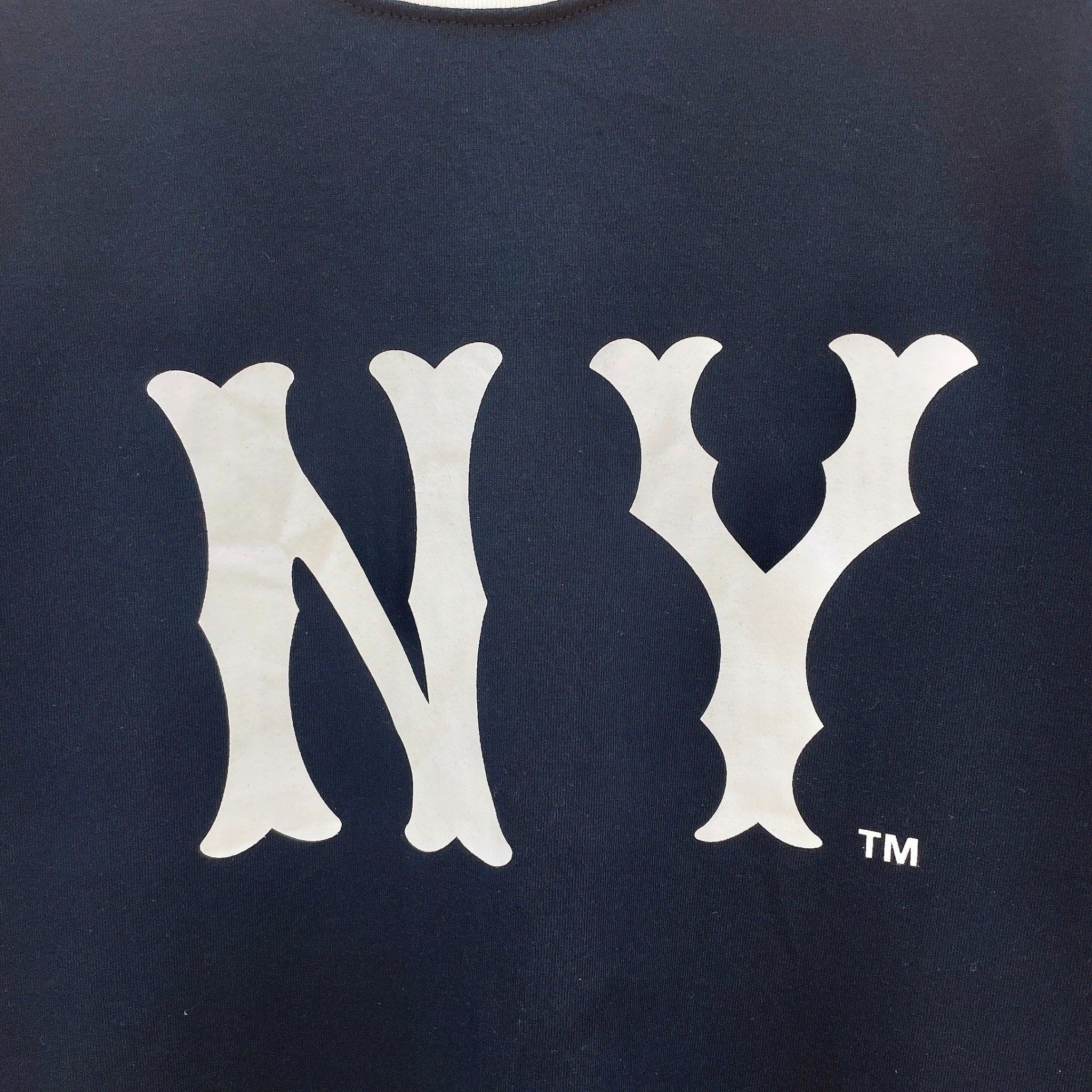 2263 - HÀNG CHÍNH HÃNG - ÁO THUN NEW ERA - NY VIỀN CỔ TRẮNG - NAVY - CODE : 11929725