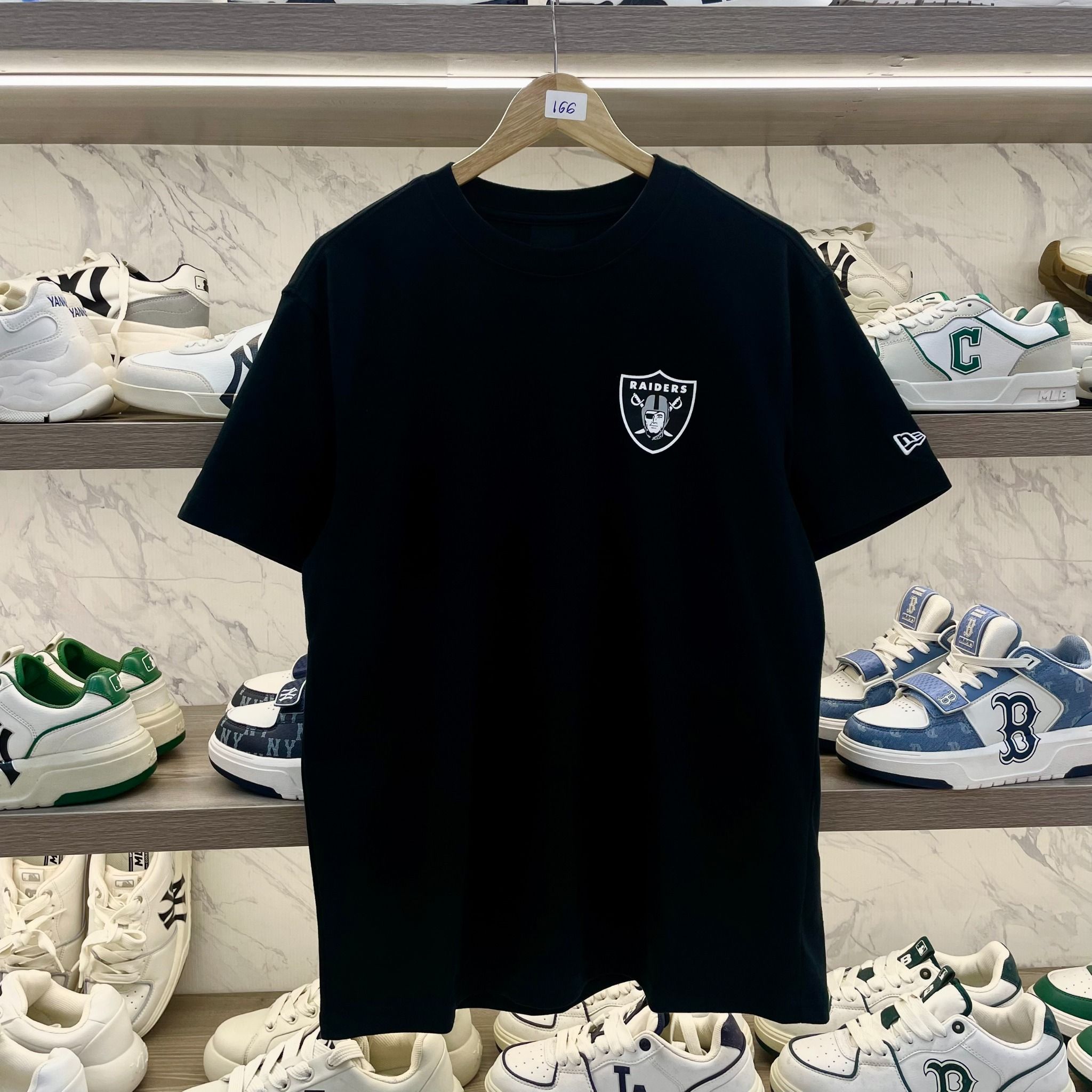 1177 - HÀNG CHÍNH HÃNG - ÁO THUN NEW ERA - LAS VEGAS RAIDERS ESSENTIAL - ĐEN - CODE: 13527264