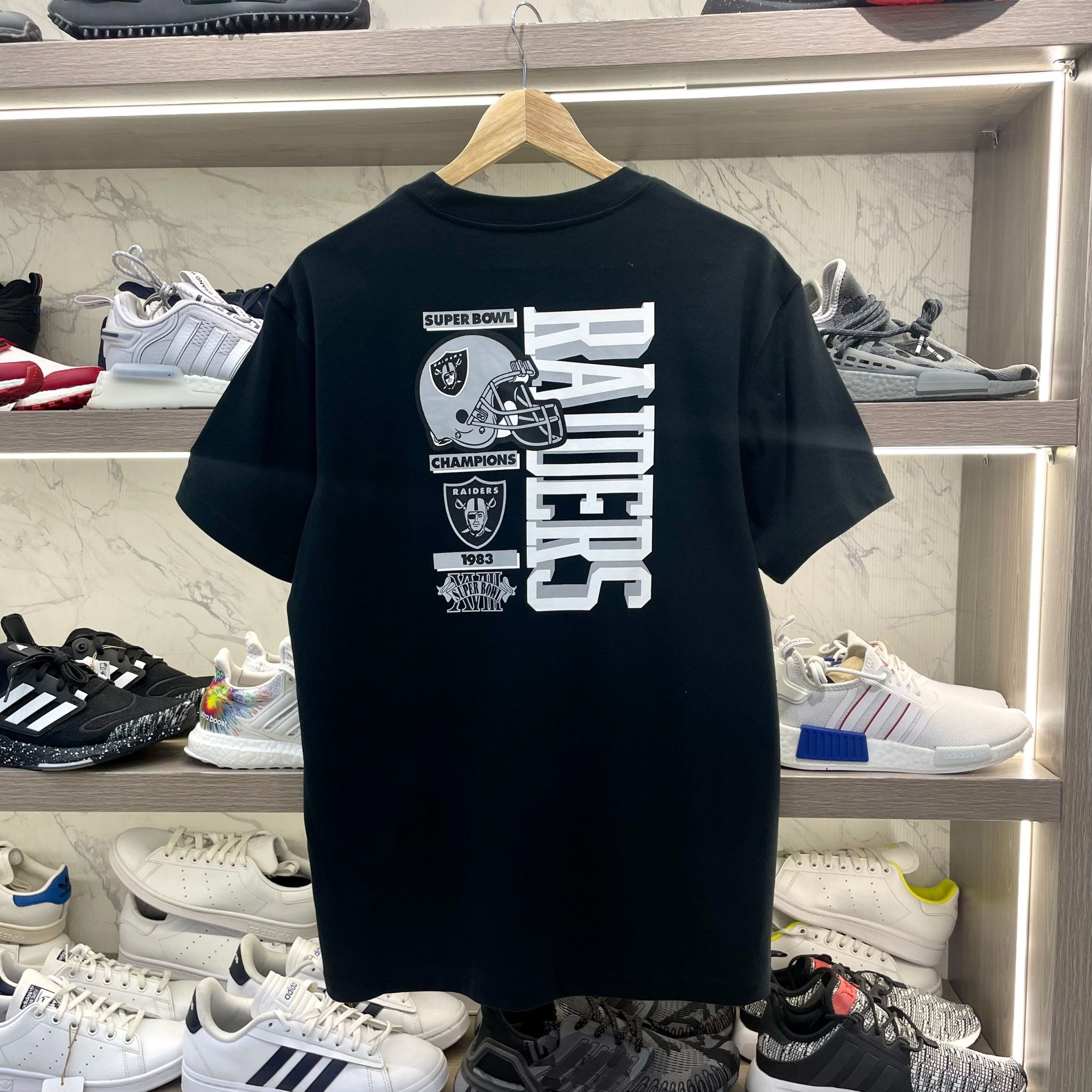 1177 - HÀNG CHÍNH HÃNG - ÁO THUN NEW ERA - LAS VEGAS RAIDERS ESSENTIAL - ĐEN - CODE: 13527264