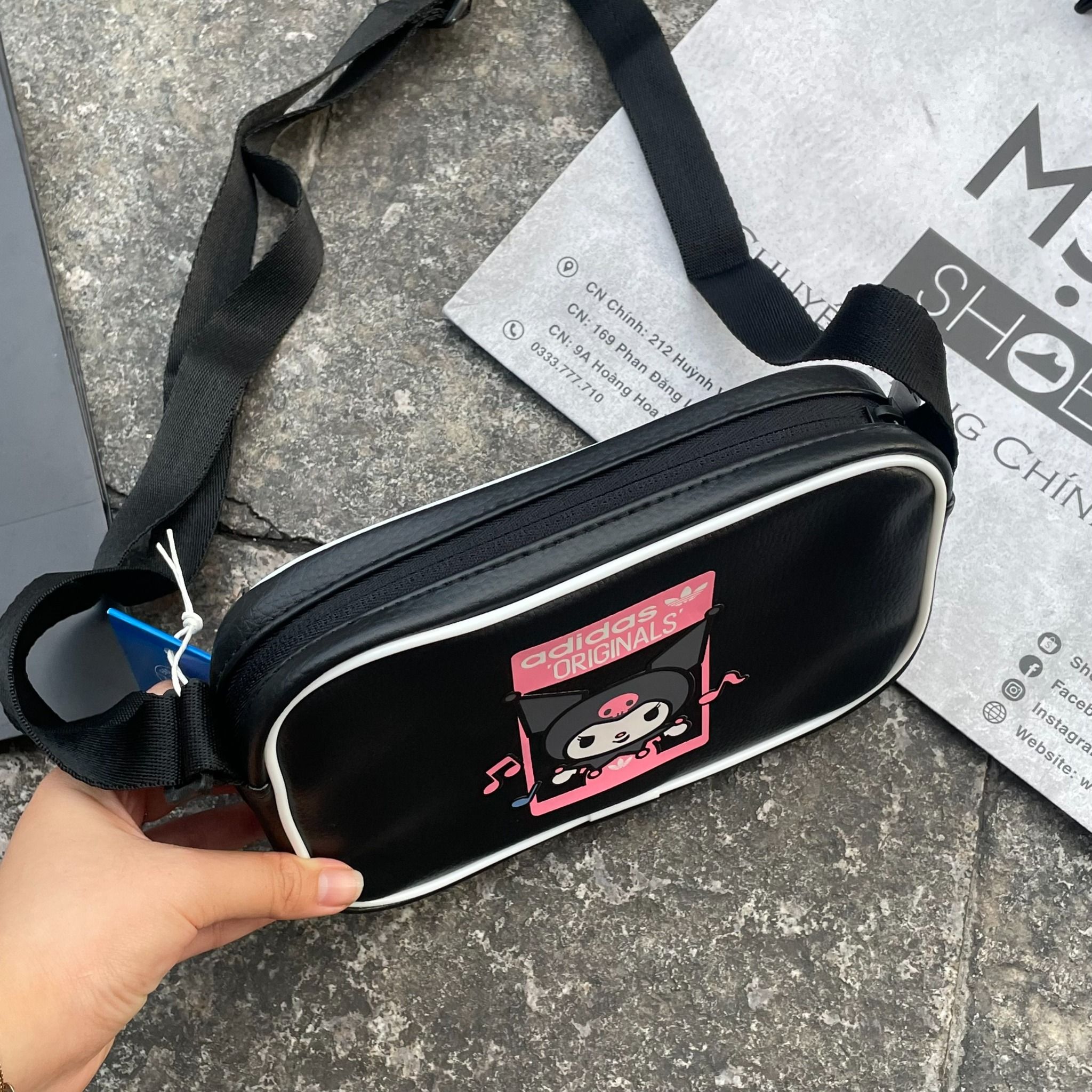 2275 - HÀNG CHÍNH HÃNG - TÚI ADIDAS KUROMI - ĐEN