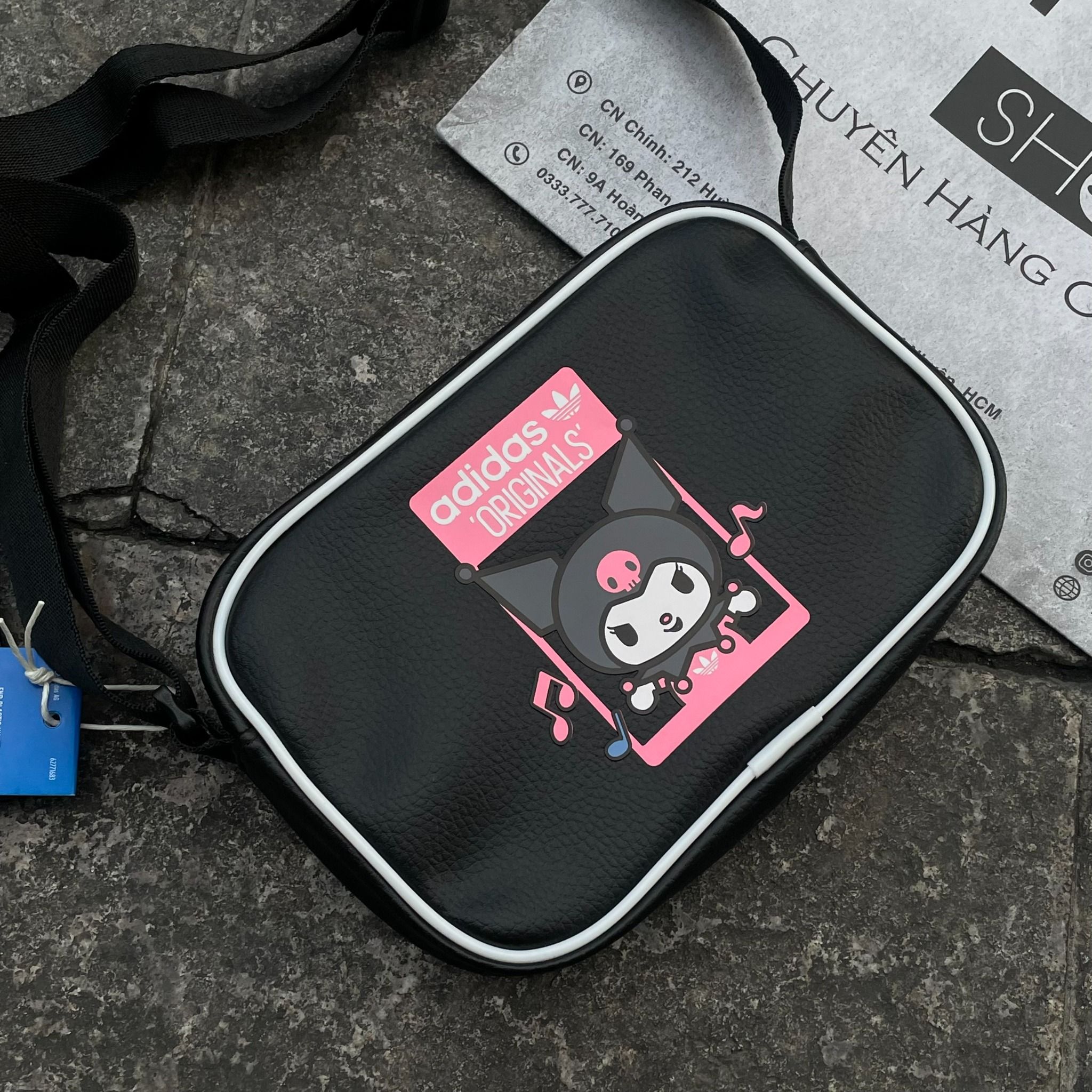 2275 - HÀNG CHÍNH HÃNG - TÚI ADIDAS KUROMI - ĐEN