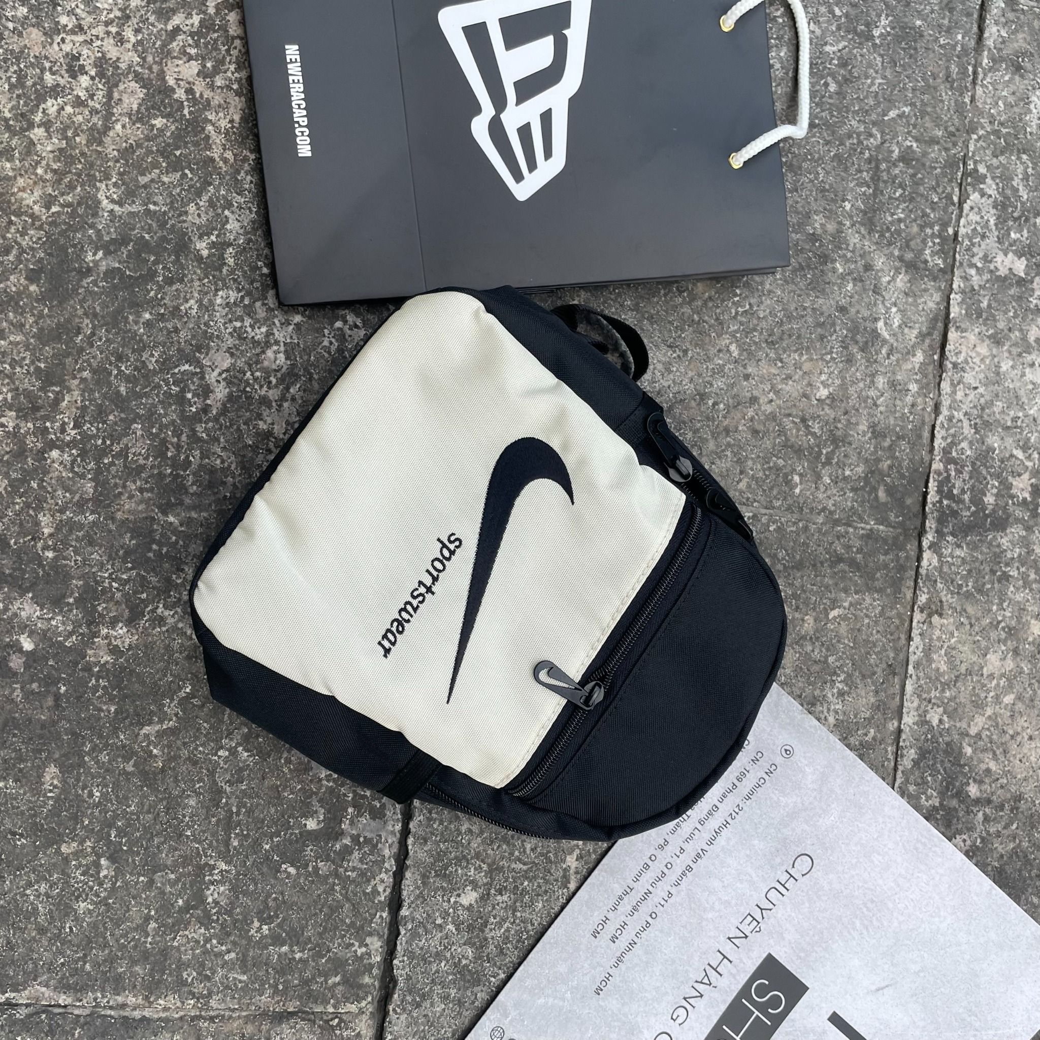 2276 - HÃNG CHÍNH HÃNG - BALO NIKE - ĐEN / TAN *Mini* - CODE FB2859-010