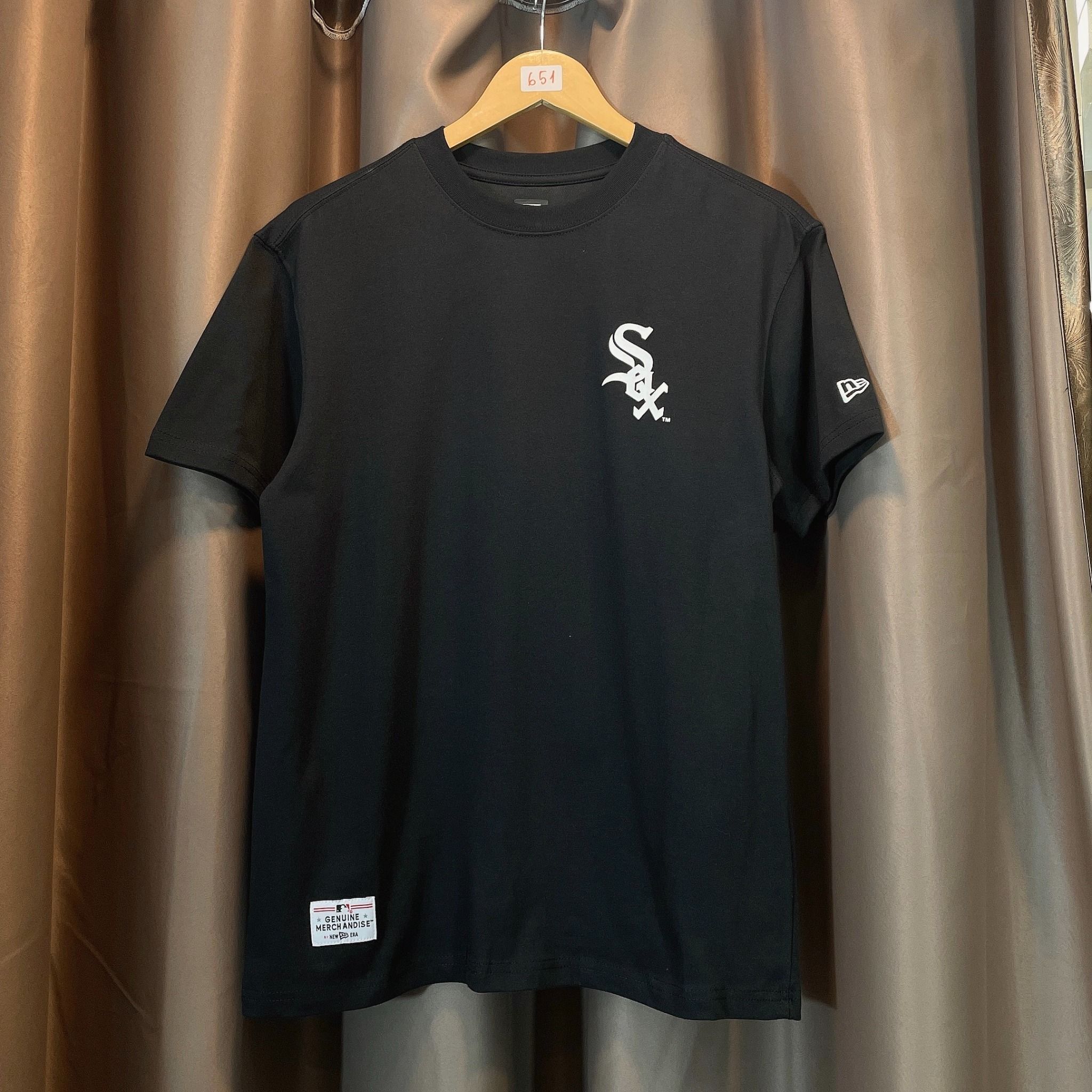 2281 - HÀNG CHÍNH HÃNG - ÁO THUN NEW ERA - CHICAGO VẨY SƠN - ĐEN - CODE: 14179145