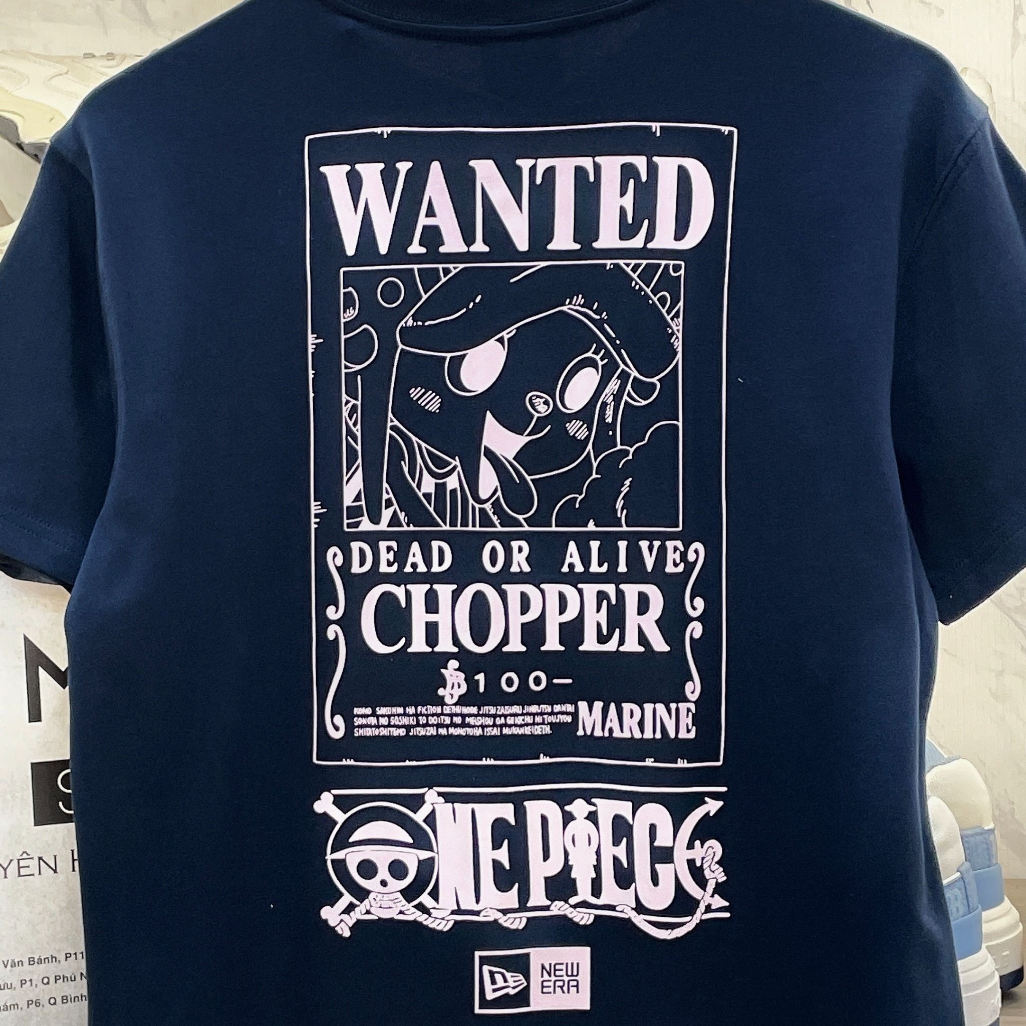 2282 - HÀNG CHÍNH HÃNG - ÁO THUN NEW ERA - TONY TONY CHOPPER - NAVY - CODE: 04024368