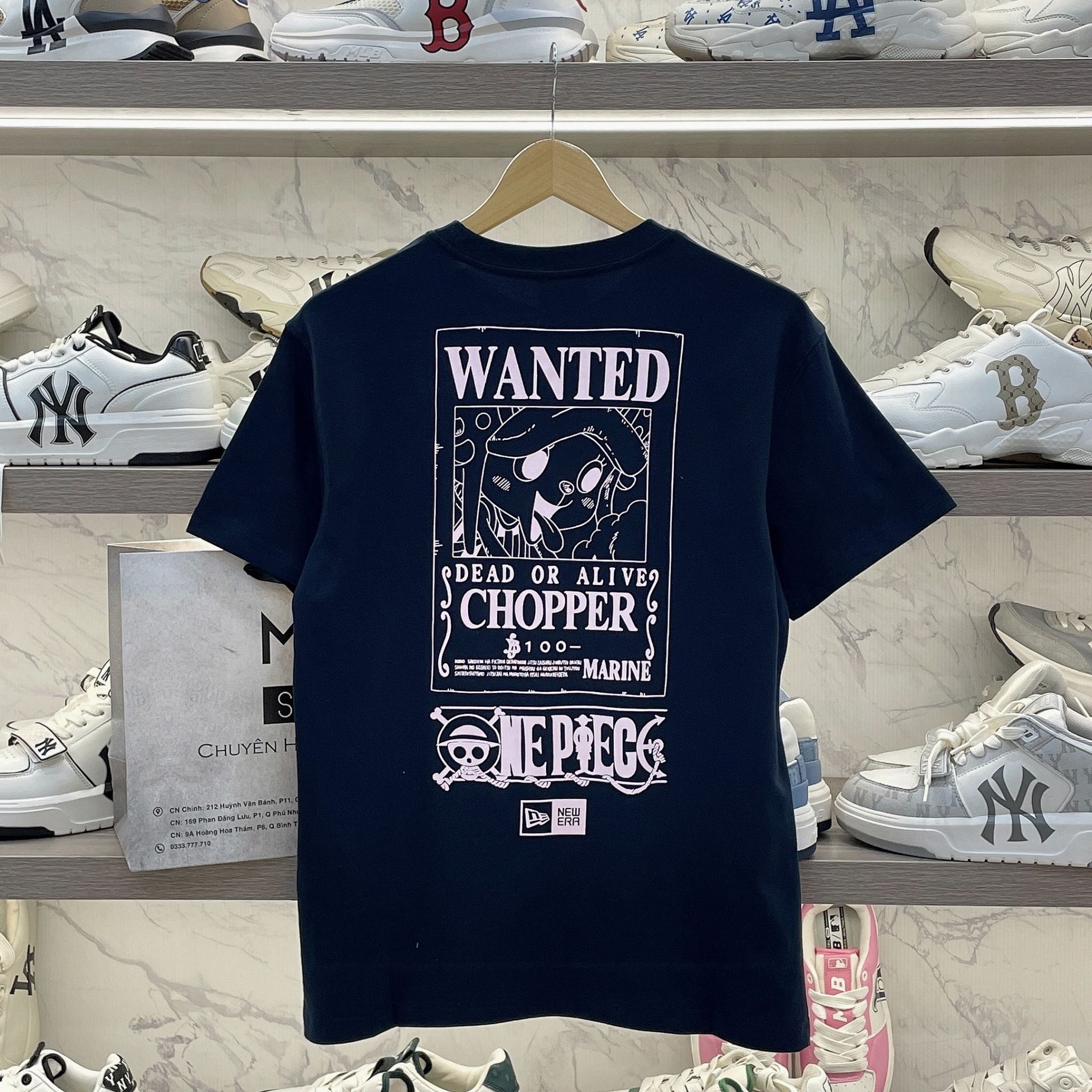 2282 - HÀNG CHÍNH HÃNG - ÁO THUN NEW ERA - TONY TONY CHOPPER - NAVY - CODE: 04024368