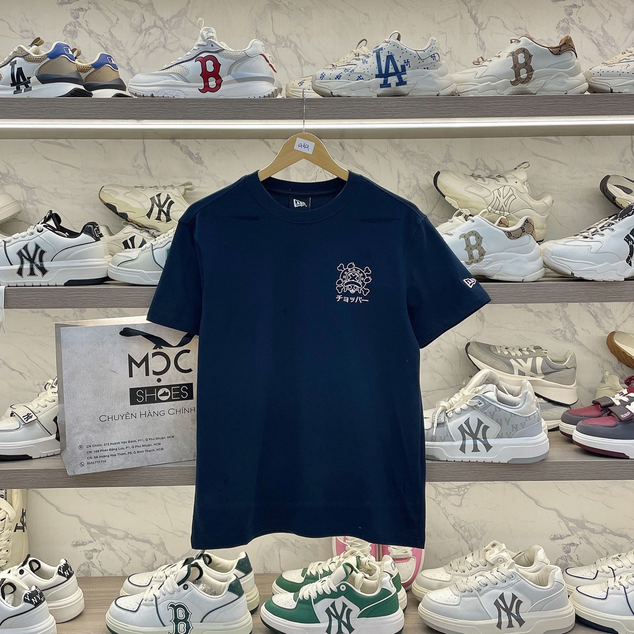2282 - HÀNG CHÍNH HÃNG - ÁO THUN NEW ERA - TONY TONY CHOPPER - NAVY - CODE: 04024368