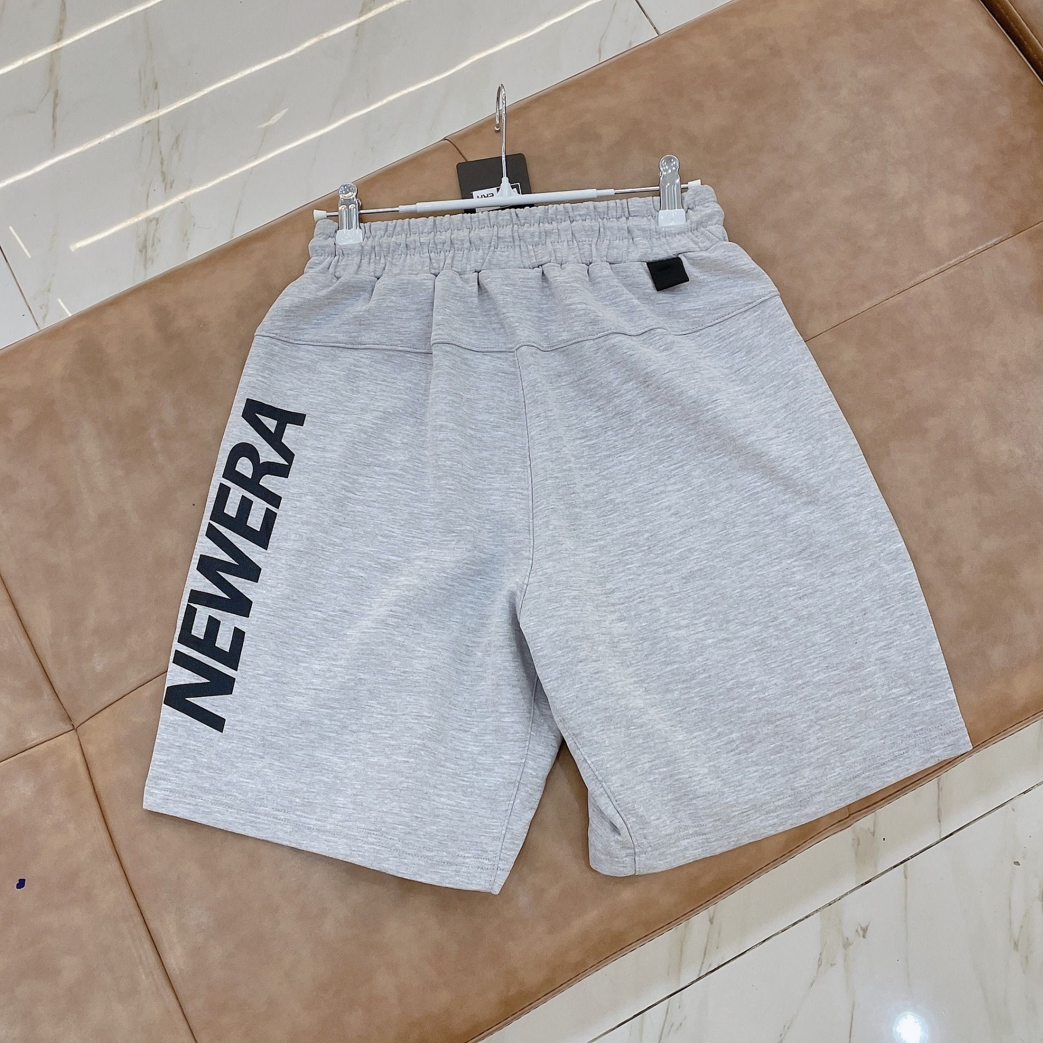 2277 - HÀNG CHÍNH HÃNG - QUẦN SHORT NEW ERA - KNIT XÁM
