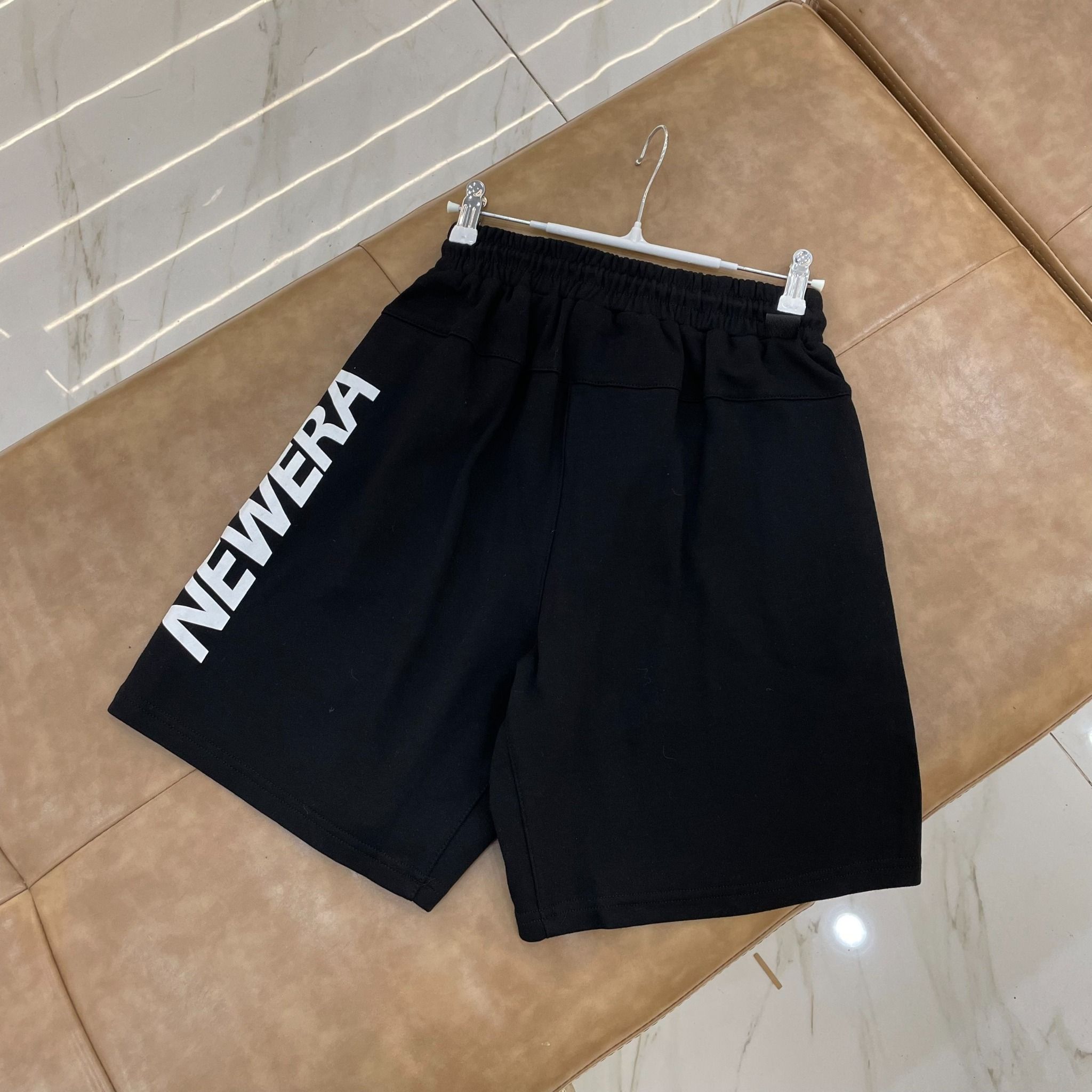 2284 - HÀNG CHÍNH HÃNG - QUẦN SHORT NEW ERA - KNIT ĐEN