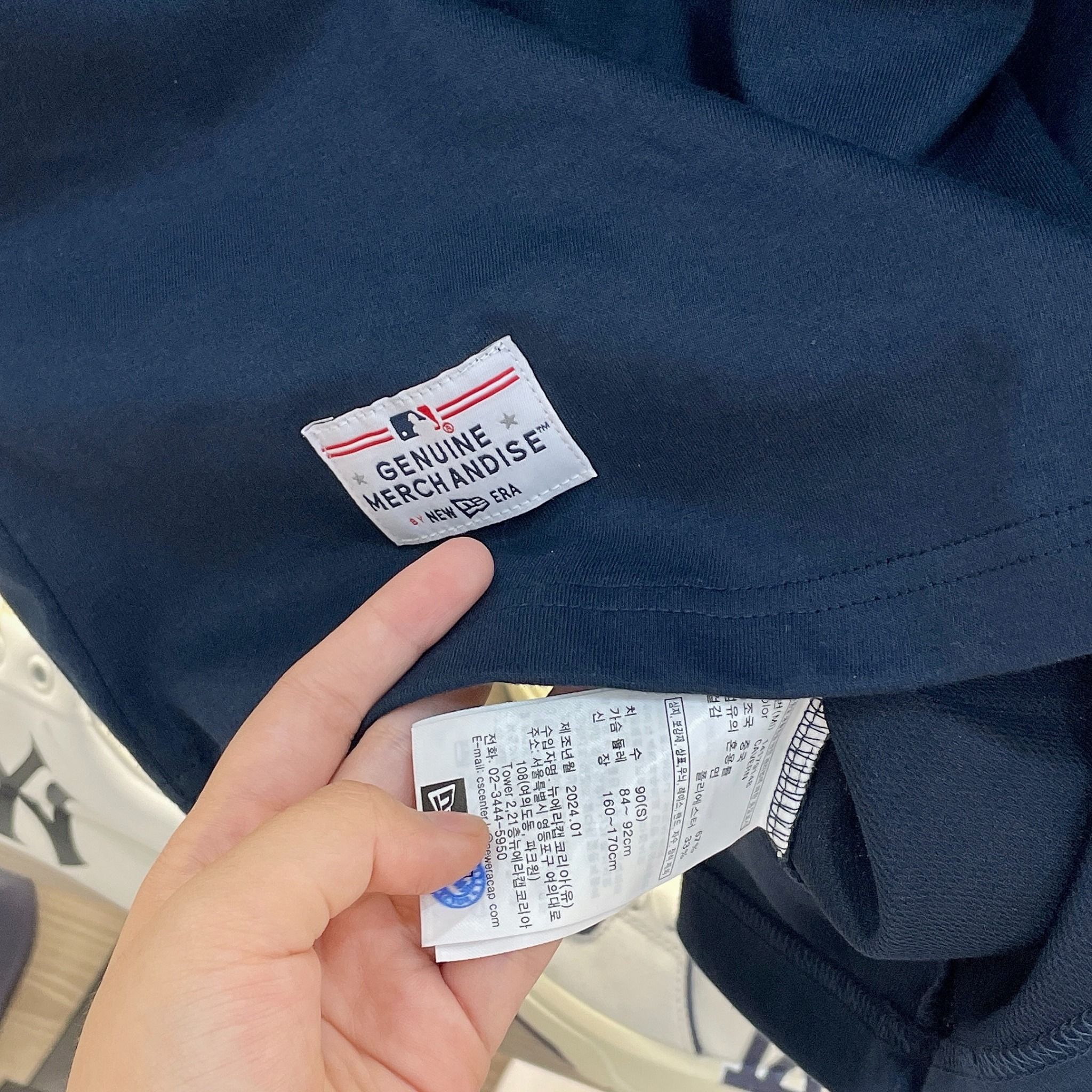 2295 - HÀNG CHÍNH HÃNG - ÁO THUN NEW ERA - Yankee Old Script - NAVY - CODE: 14179148