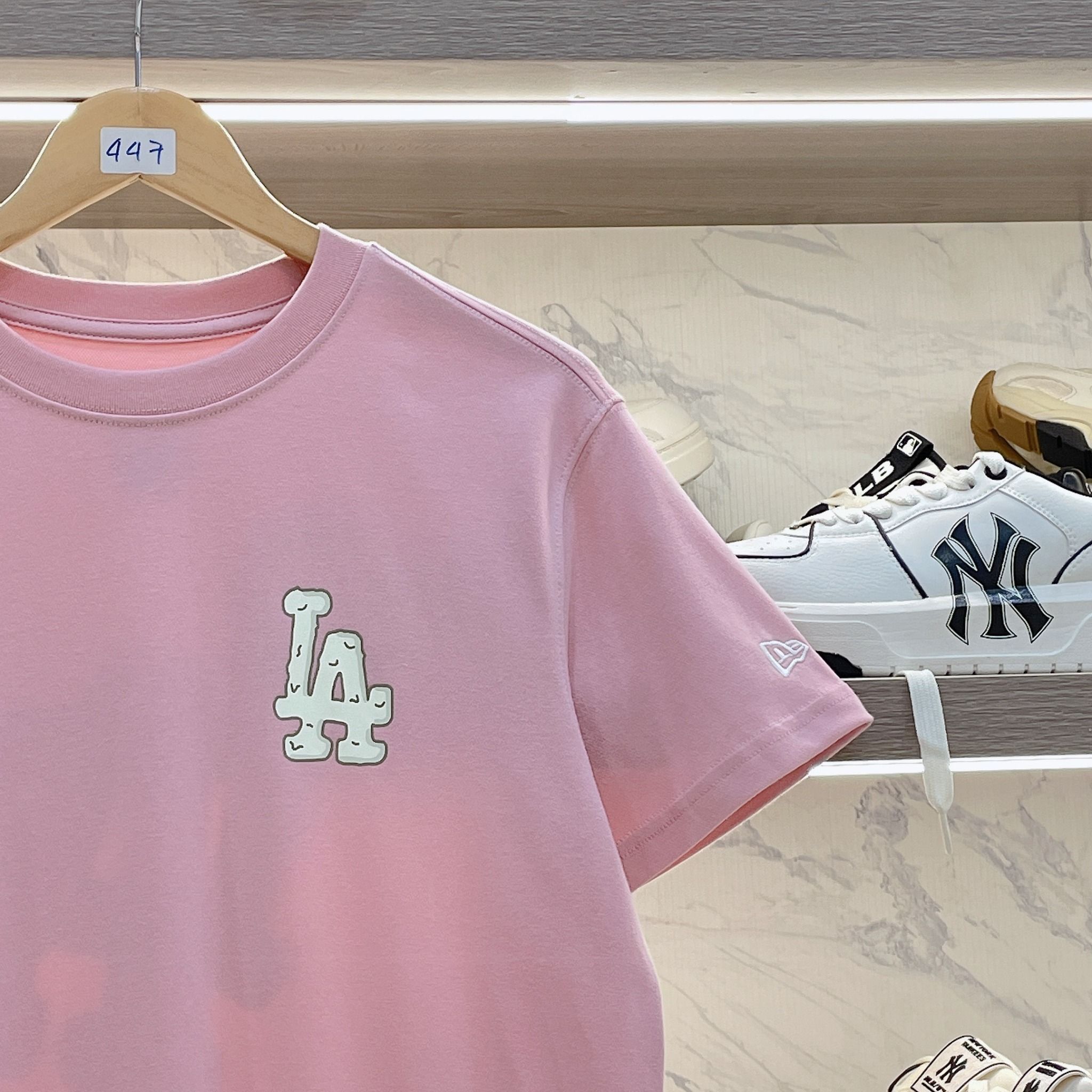 2293 - HÀNG CHÍNH HÃNG - ÁO THUN NEW ERA - Que Kem LA chảy - HỒNG - CODE: 14341299