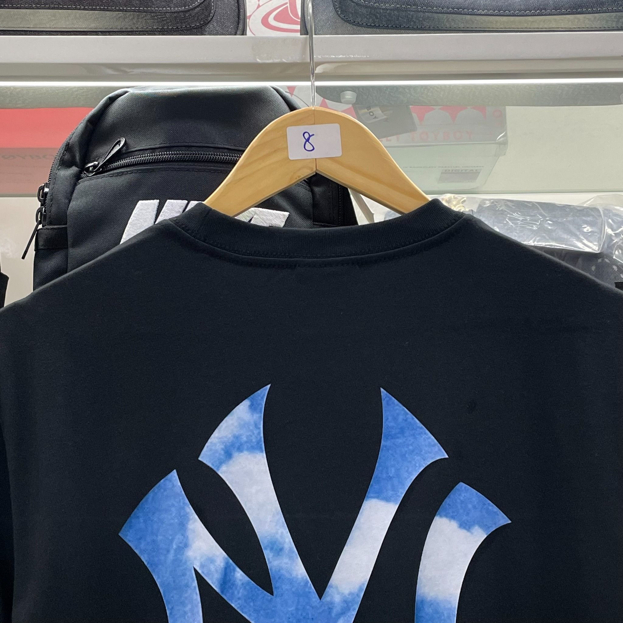 2298 - HÀNG CHÍNH HÃNG - ÁO THUN NEW ERA - NY ĐÁM MÂY - ĐEN - CODE 14148862