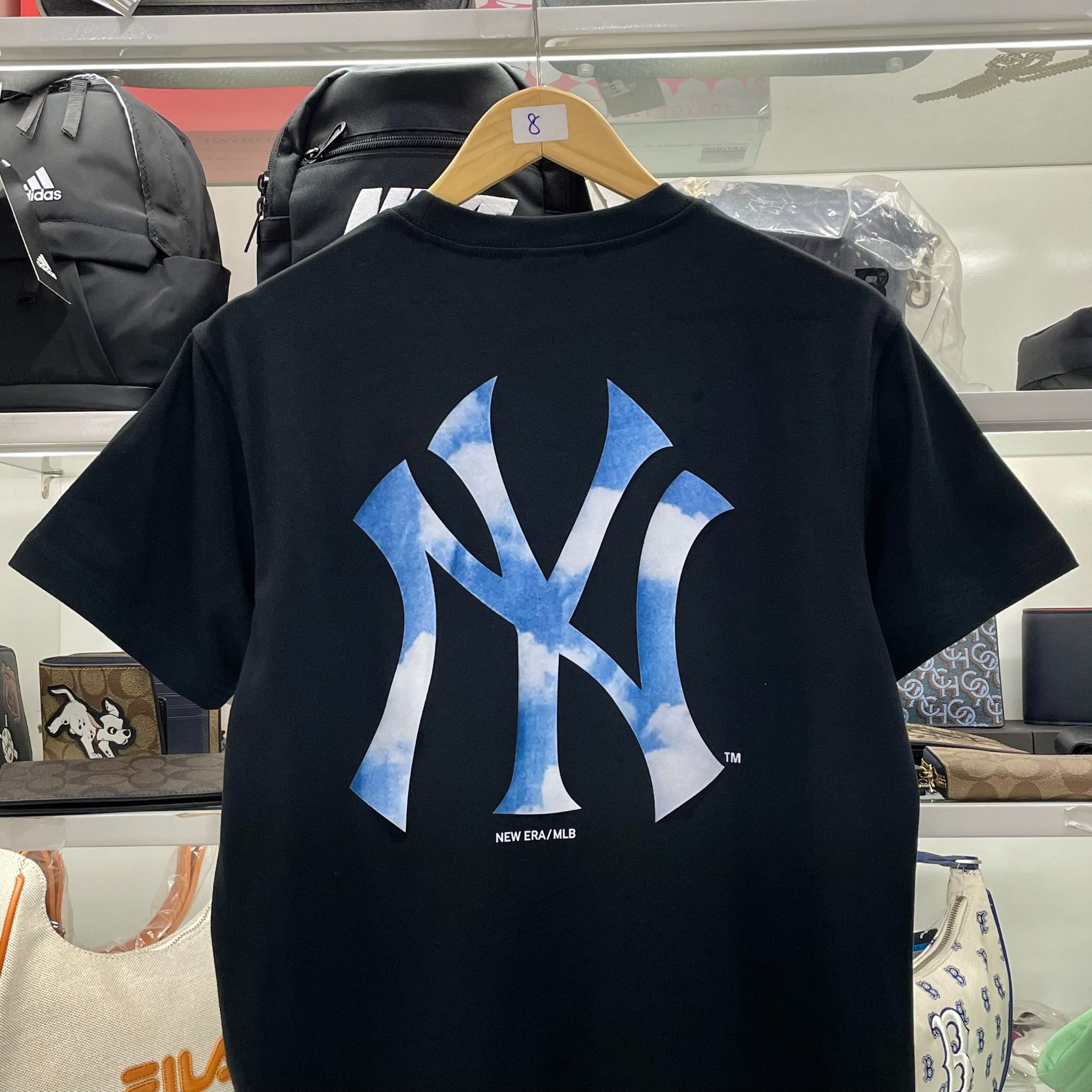 2298 - HÀNG CHÍNH HÃNG - ÁO THUN NEW ERA - NY ĐÁM MÂY - ĐEN - CODE 14148862