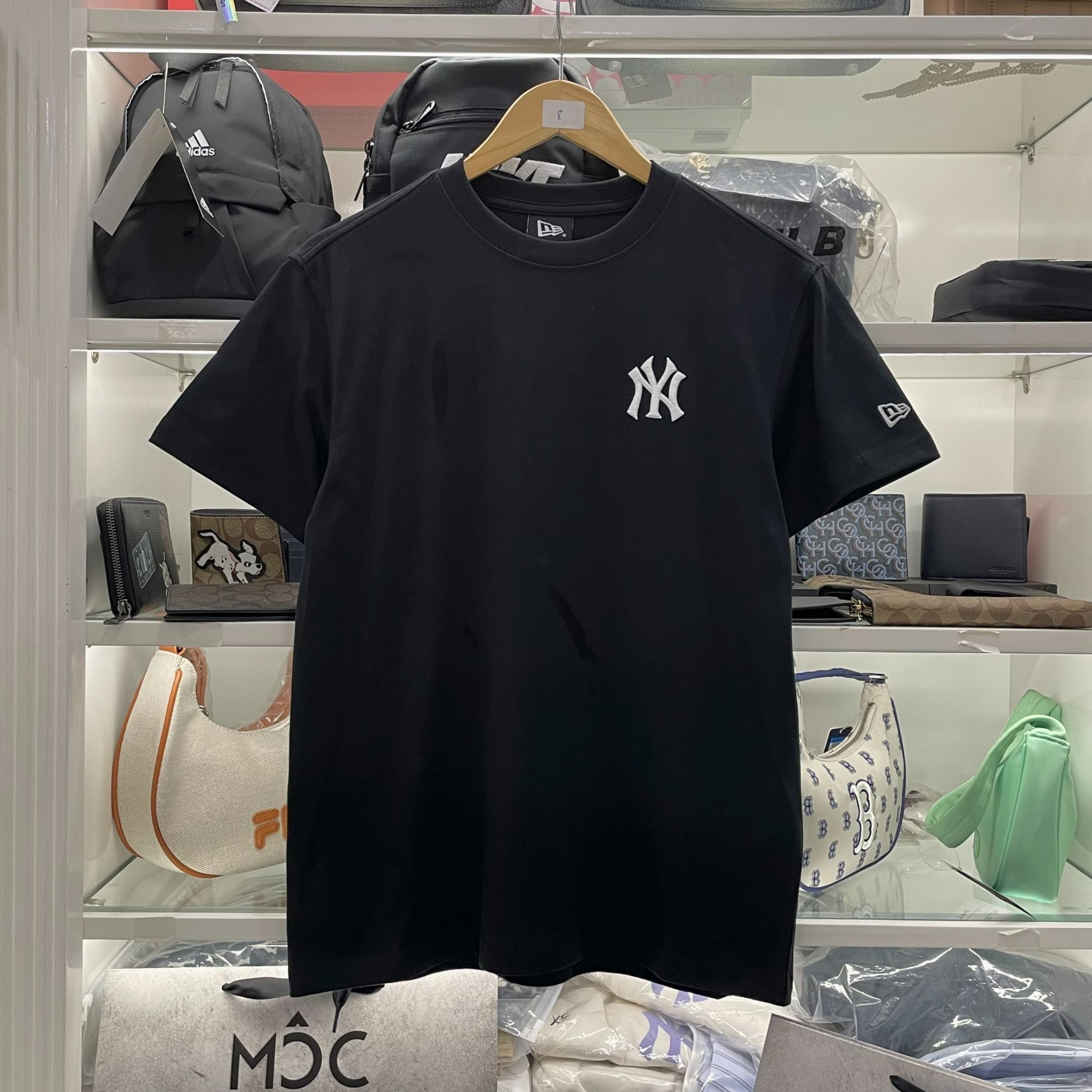 2298 - HÀNG CHÍNH HÃNG - ÁO THUN NEW ERA - NY ĐÁM MÂY - ĐEN - CODE 14148862