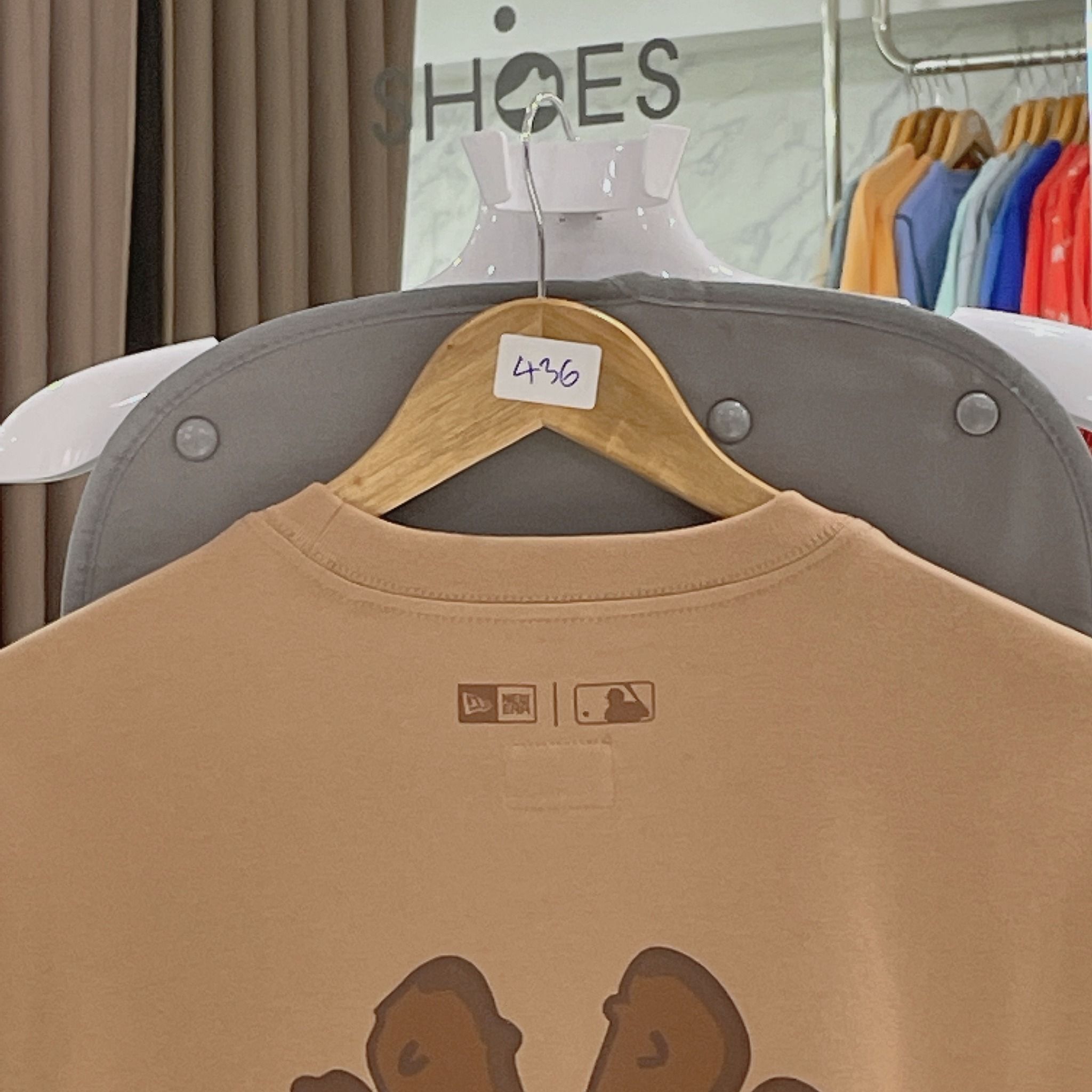 2301 - HÀNG CHÍNH HÃNG - ÁO THUN NEW ERA - QUE KEM NY - NÂU - CODE 14341297