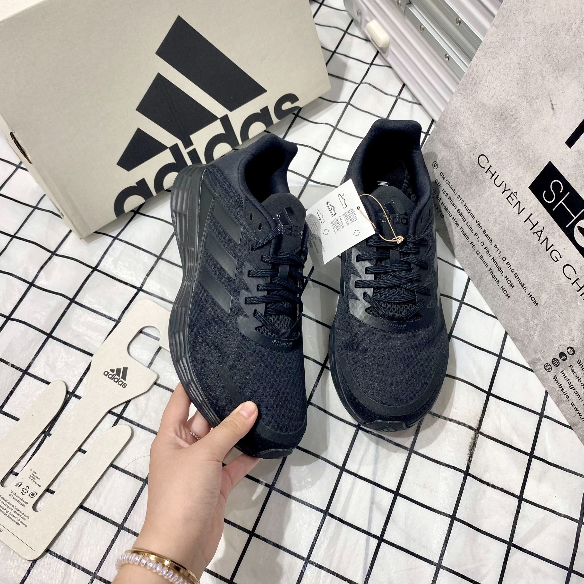 2323 - HÀNG CHÍNH HÃNG - GIÀY ADIDAS DURAMO SL - ' ĐEN FULL ’ - CODE: G58108