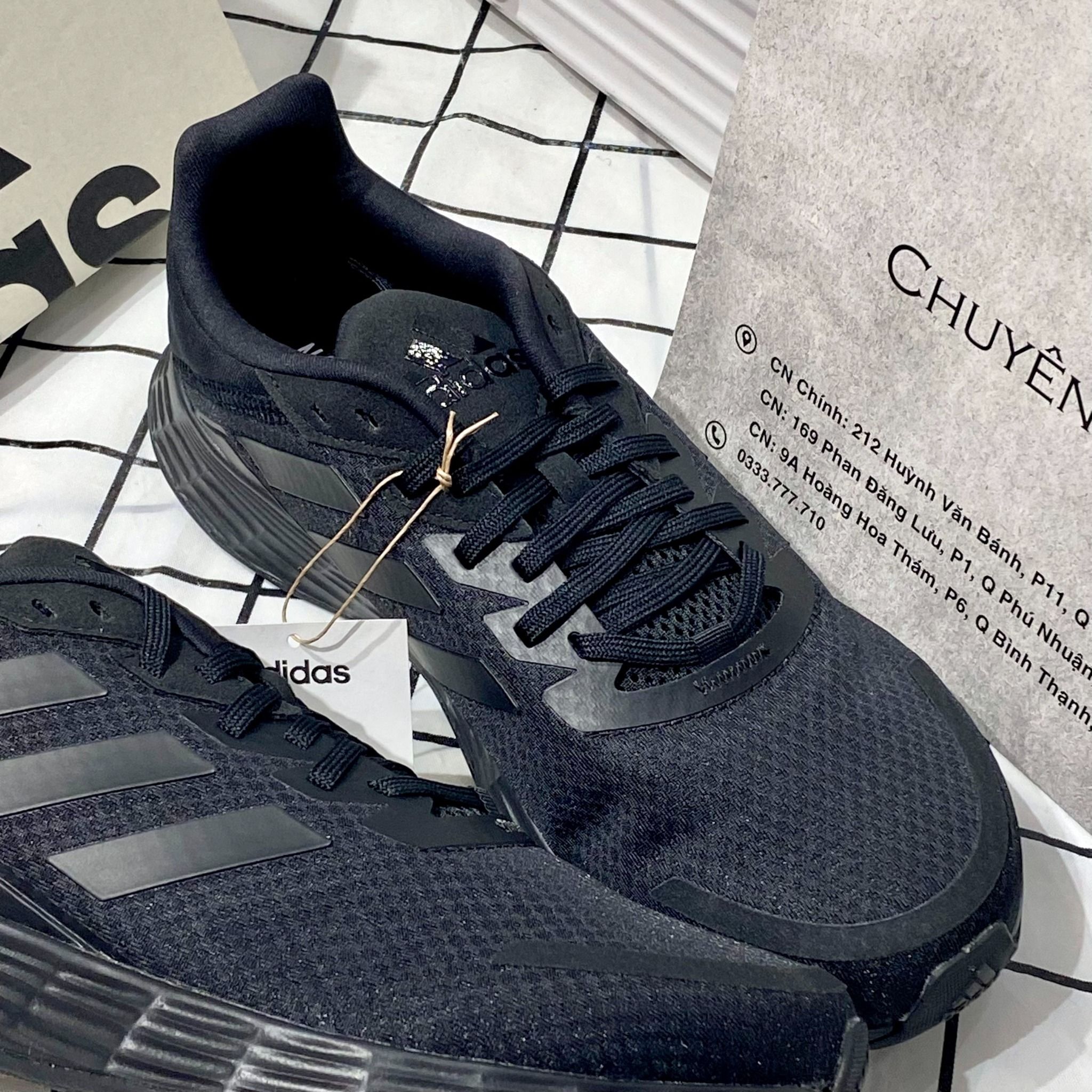 2323 - HÀNG CHÍNH HÃNG - GIÀY ADIDAS DURAMO SL - ' ĐEN FULL ’ - CODE: G58108