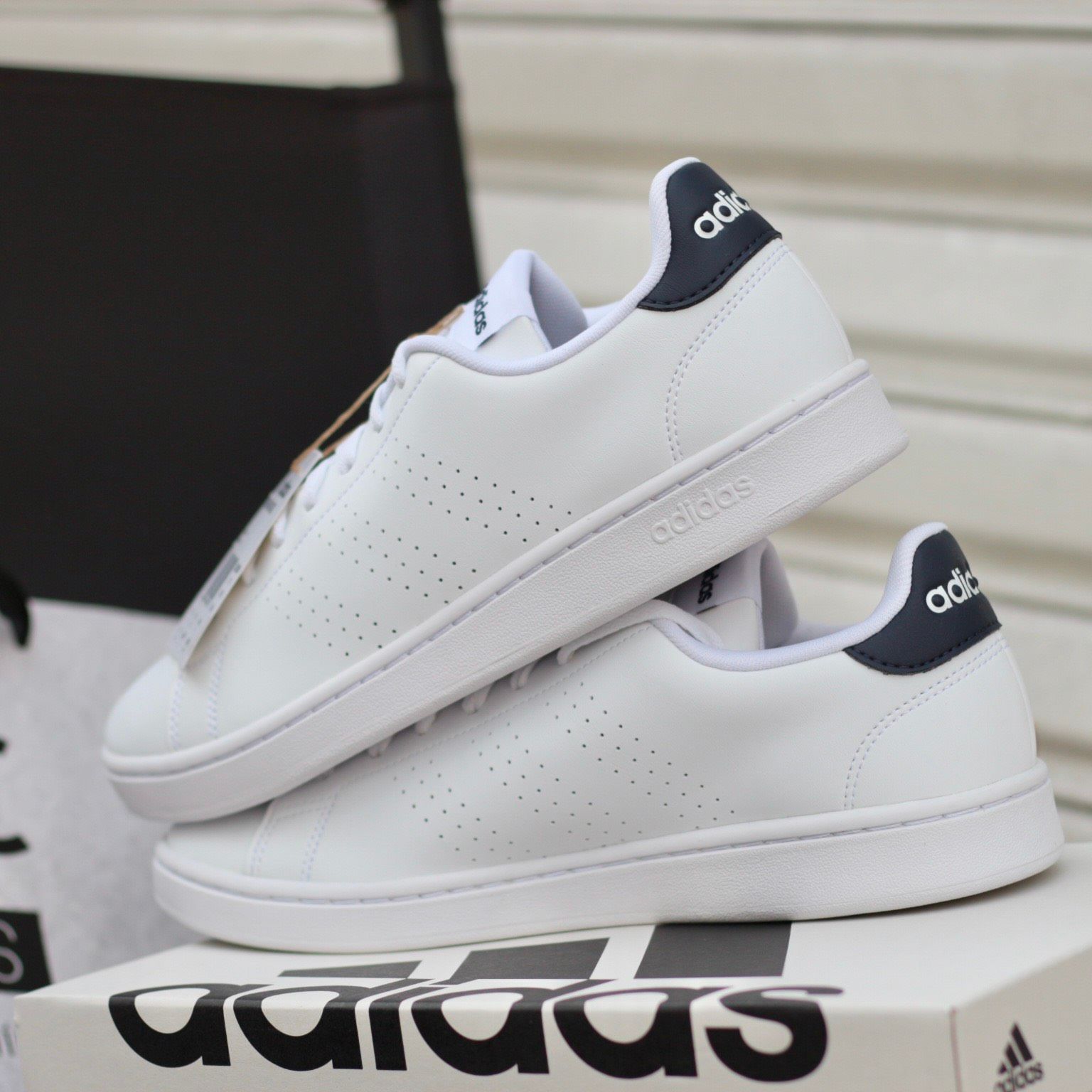 2329 - HÀNG CHÍNH HÃNG - GIÀY ADIDAS ADVANTAGE - GÓT NAVY - CODE GZ5299