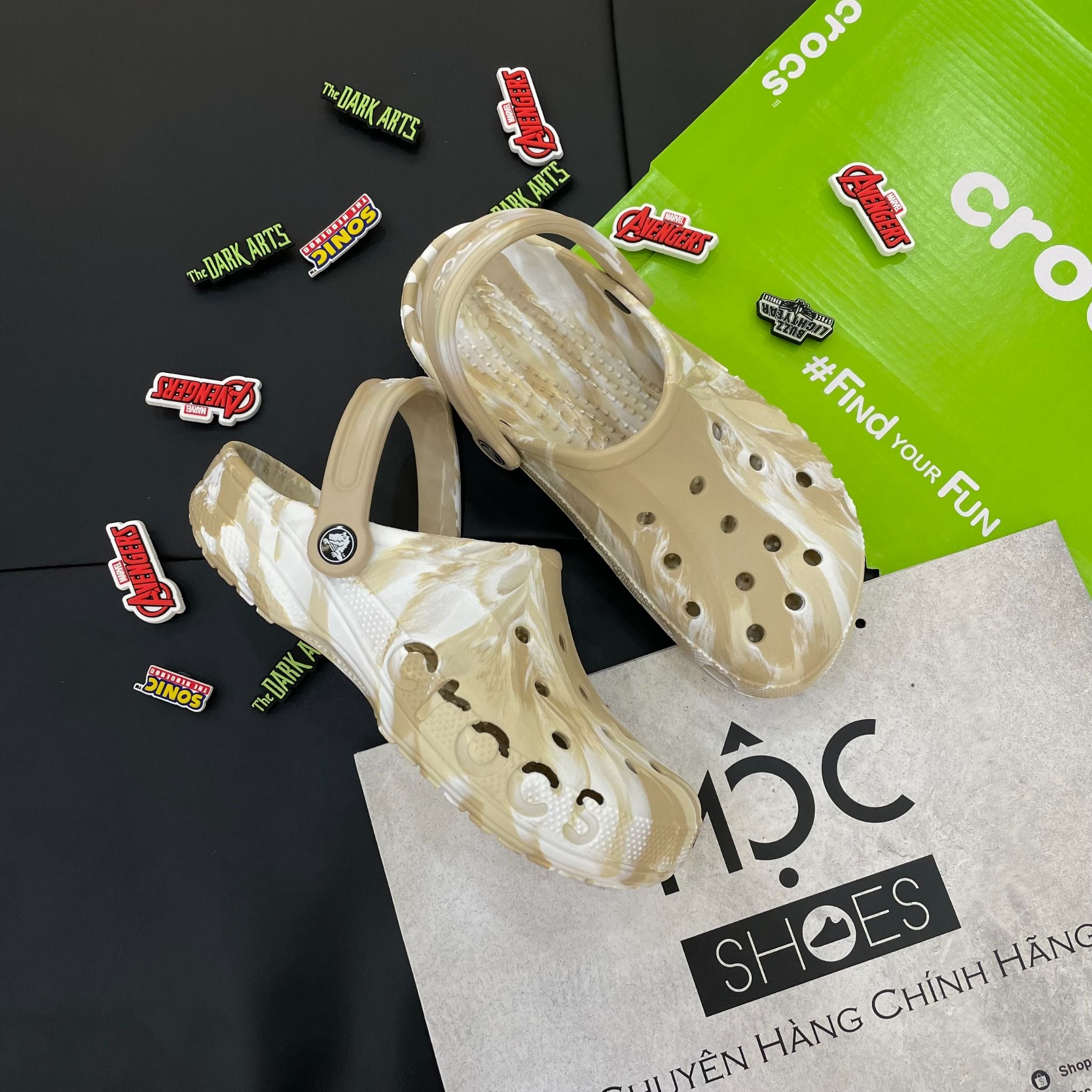 2333 - HÀNG CHÍNH HÃNG - CLOG UNISEX CROCS BAYA - BẠC XỈU
