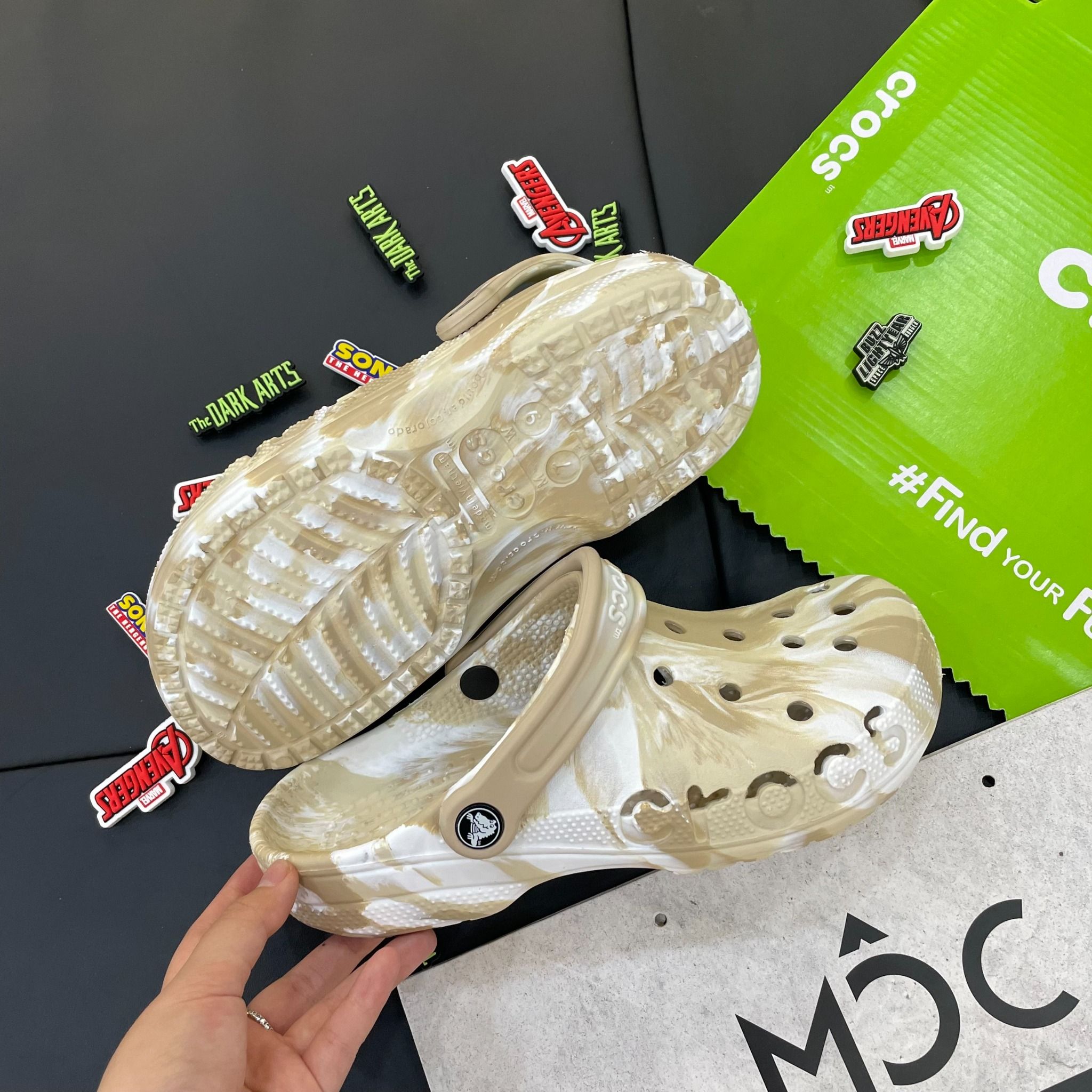 2333 - HÀNG CHÍNH HÃNG - CLOG UNISEX CROCS BAYA - BẠC XỈU