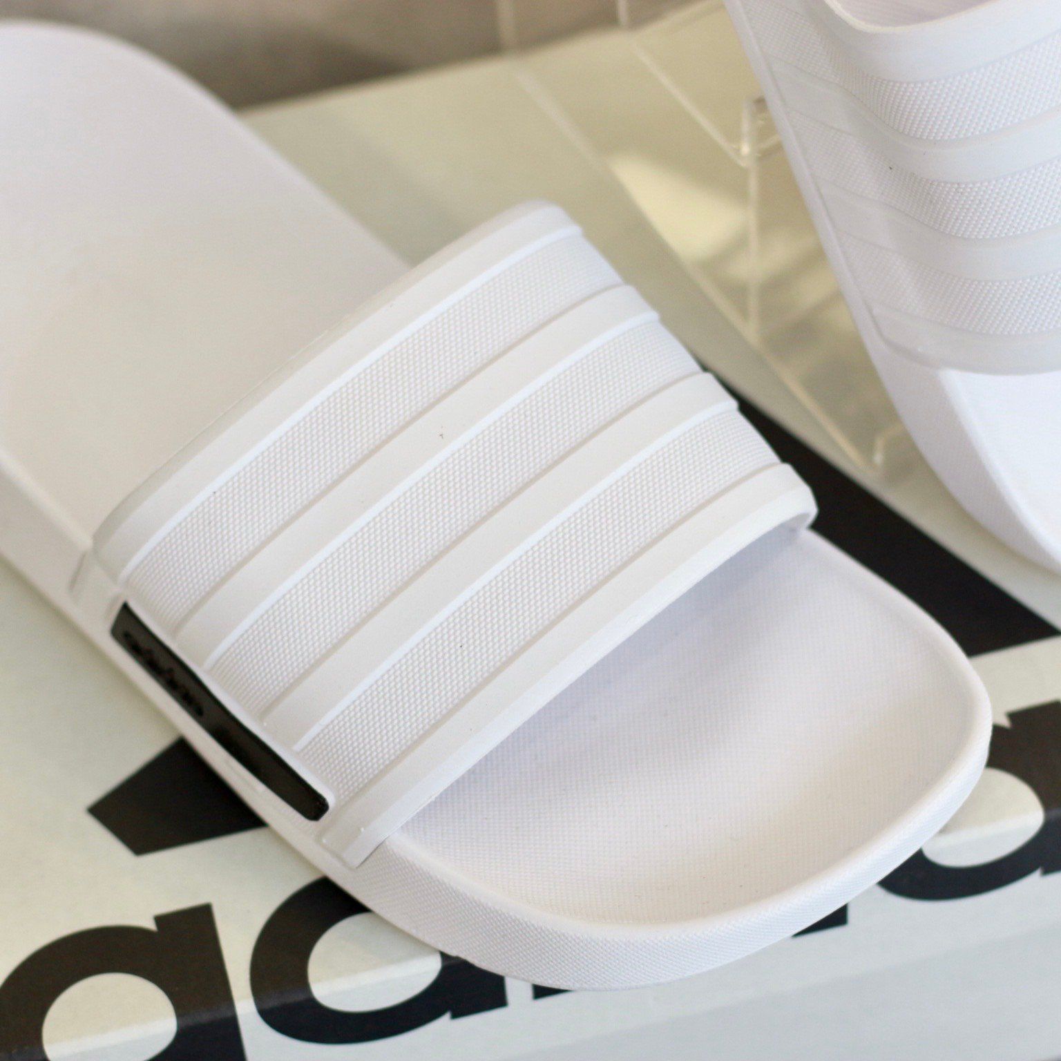 2338 - HÀNG CHÍNH HÃNG - DÉP ADIDAS - RACER TR SLIDES - TRẮNG - CODE: GZ1177