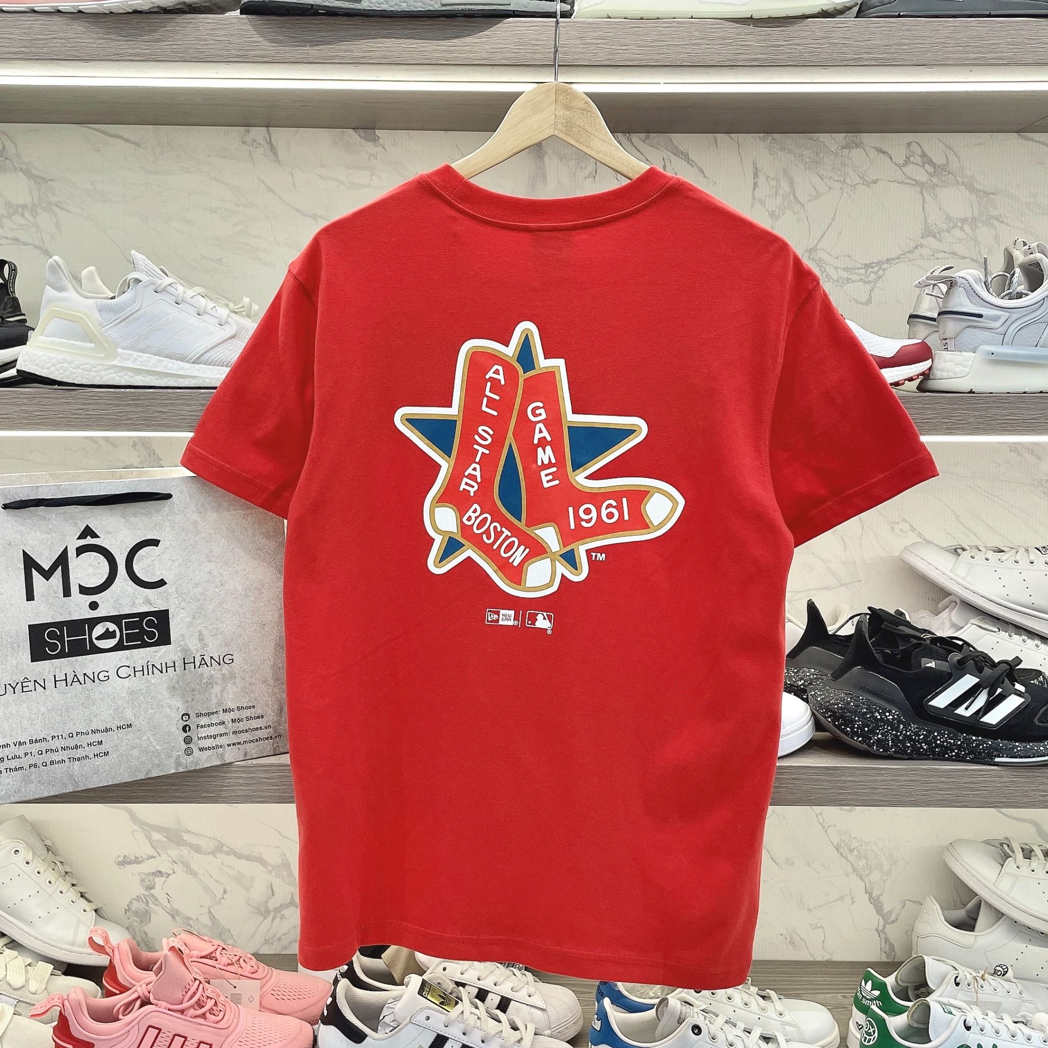 2334 - HÀNG CHÍNH HÃNG - ÁO THUN NEW ERA - NGÔI SAO - ĐỎ - CODE: 14179190