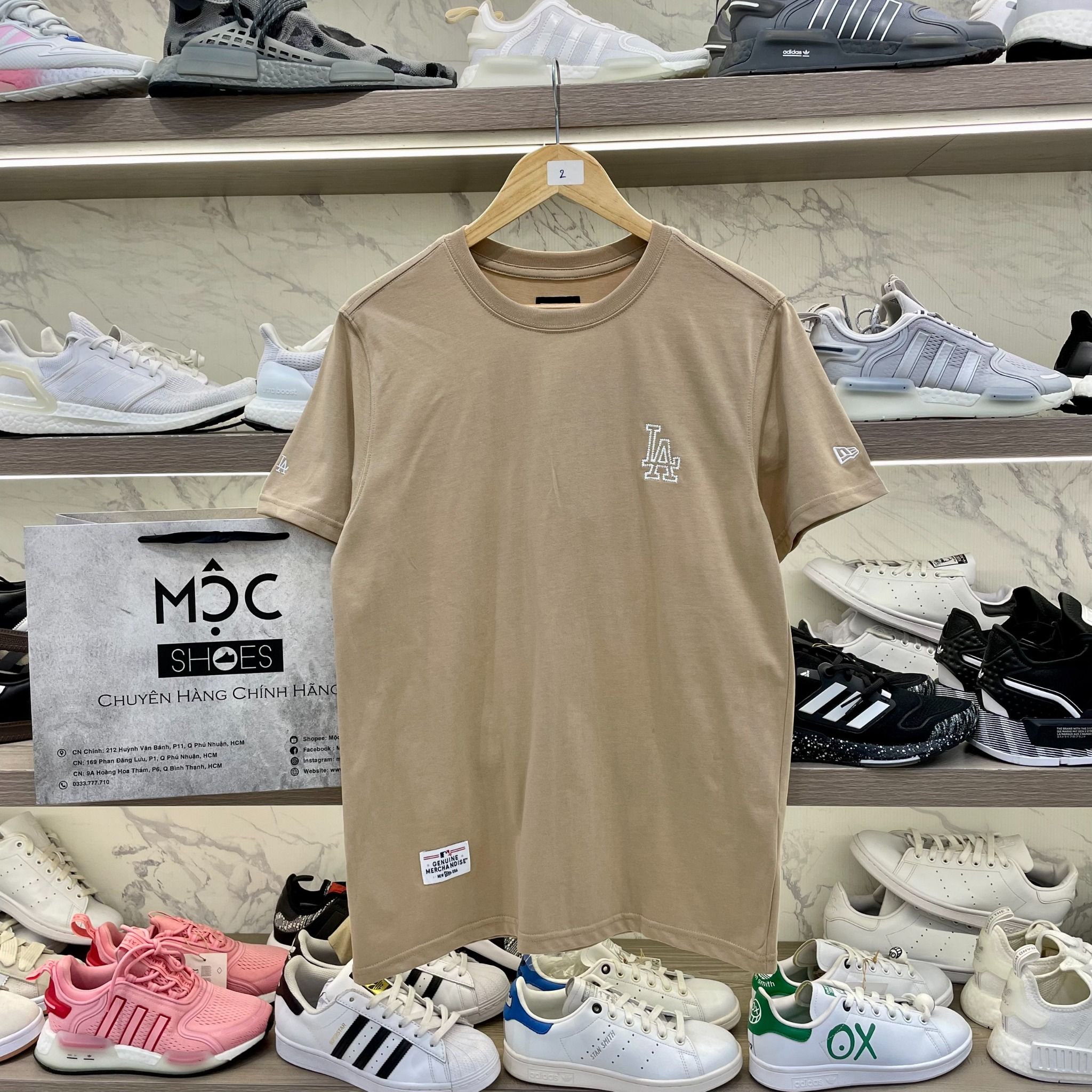 2337 - HÀNG CHÍNH HÃNG - ÁO THUN NEW ERA - LA YIHUA - KEM - CODE: 14187331