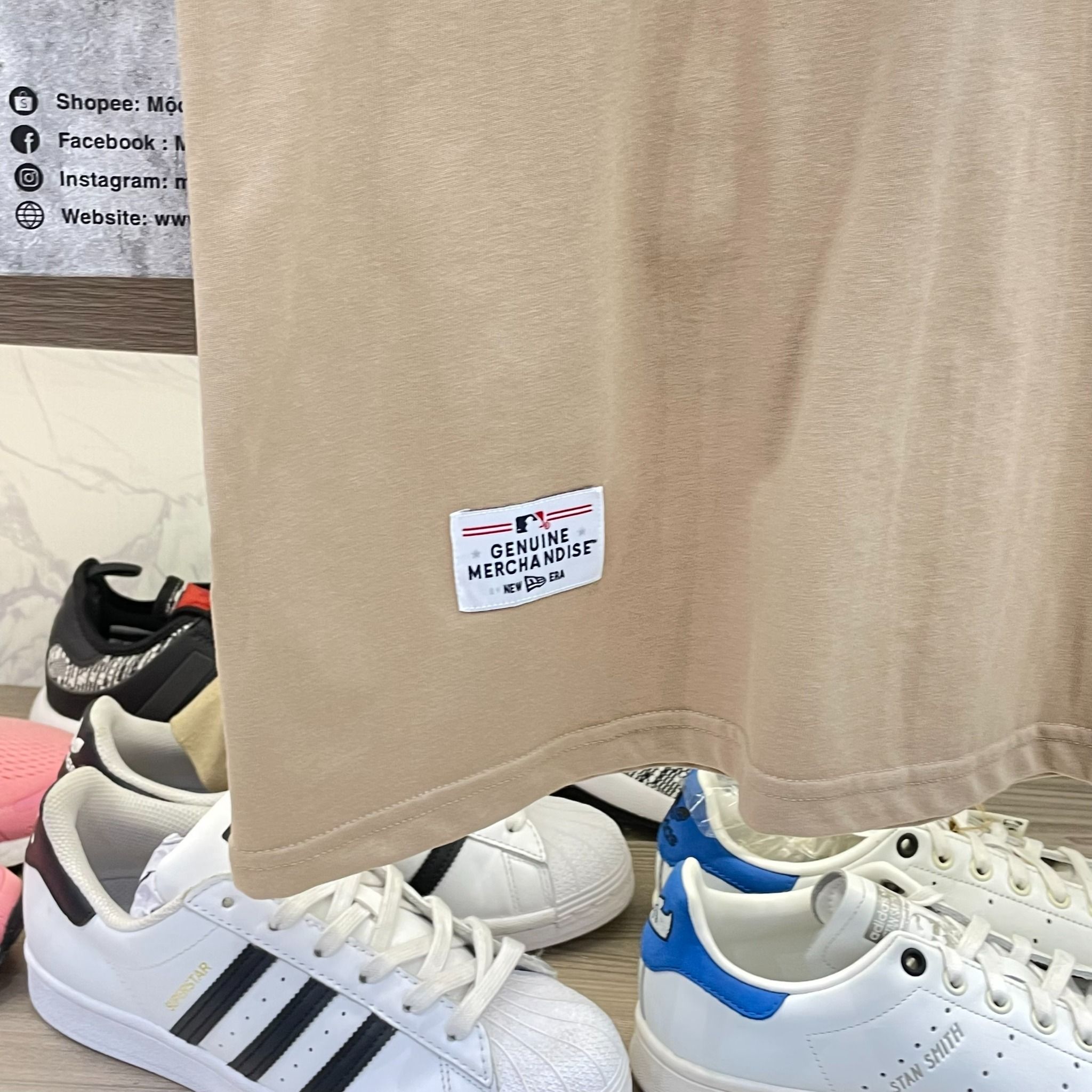 2337 - HÀNG CHÍNH HÃNG - ÁO THUN NEW ERA - LA YIHUA - KEM - CODE: 14187331