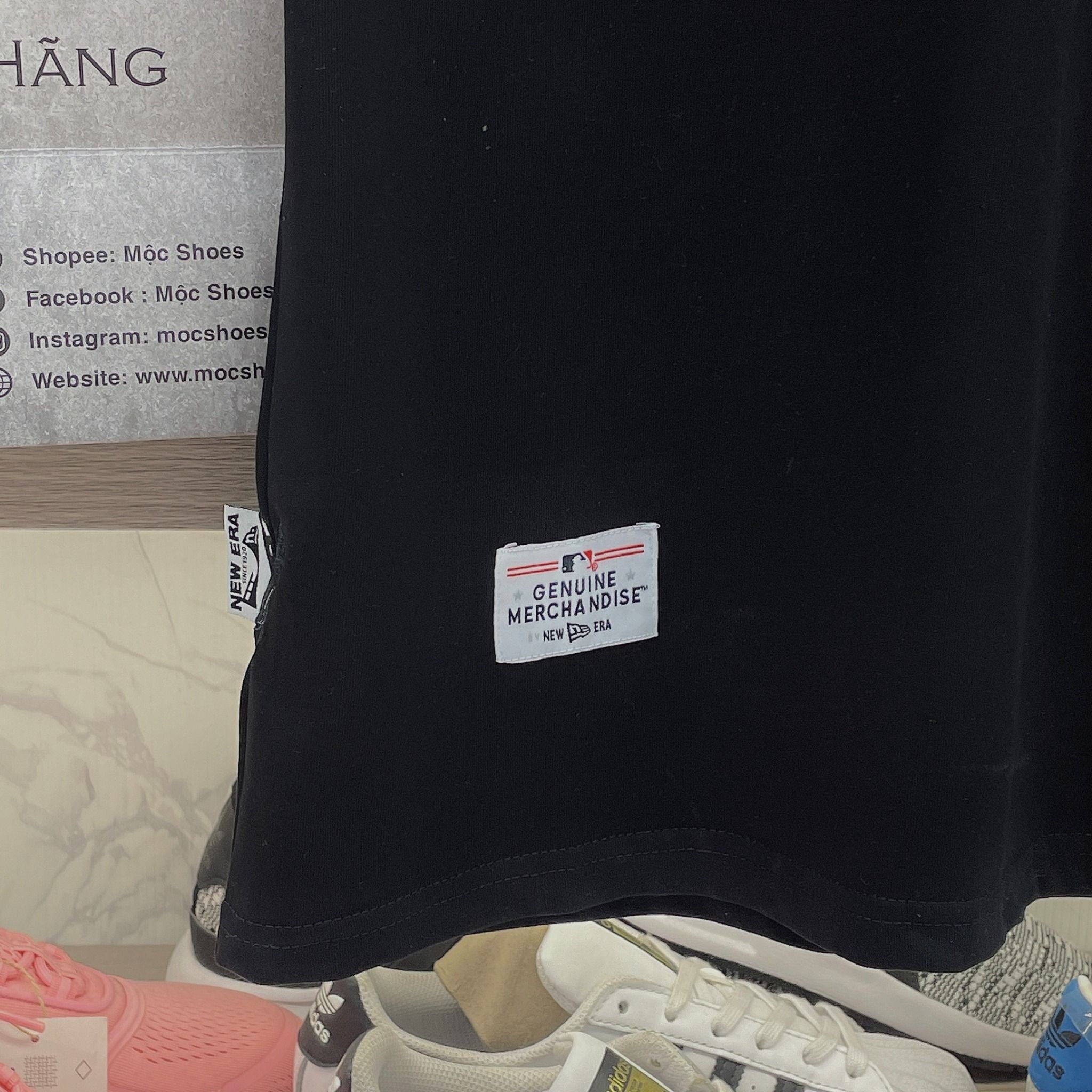 2335 - HÀNG CHÍNH HÃNG - ÁO THUN NEW ERA - NY YIHUA - ĐEN - CODE: 14187330