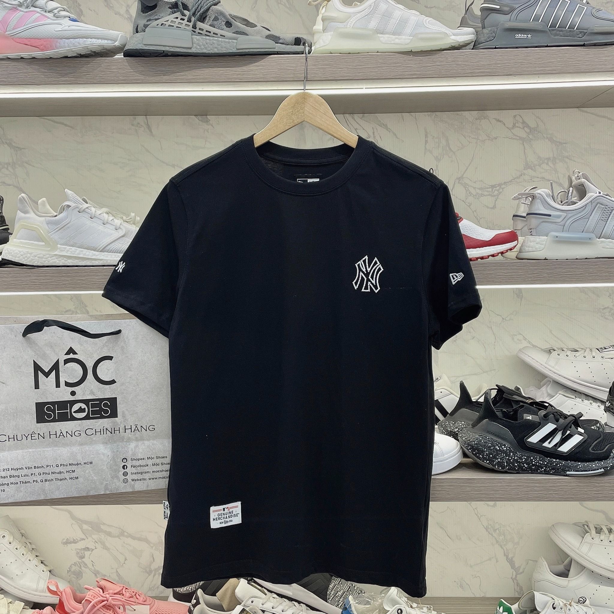 2335 - HÀNG CHÍNH HÃNG - ÁO THUN NEW ERA - NY YIHUA - ĐEN - CODE: 14187330