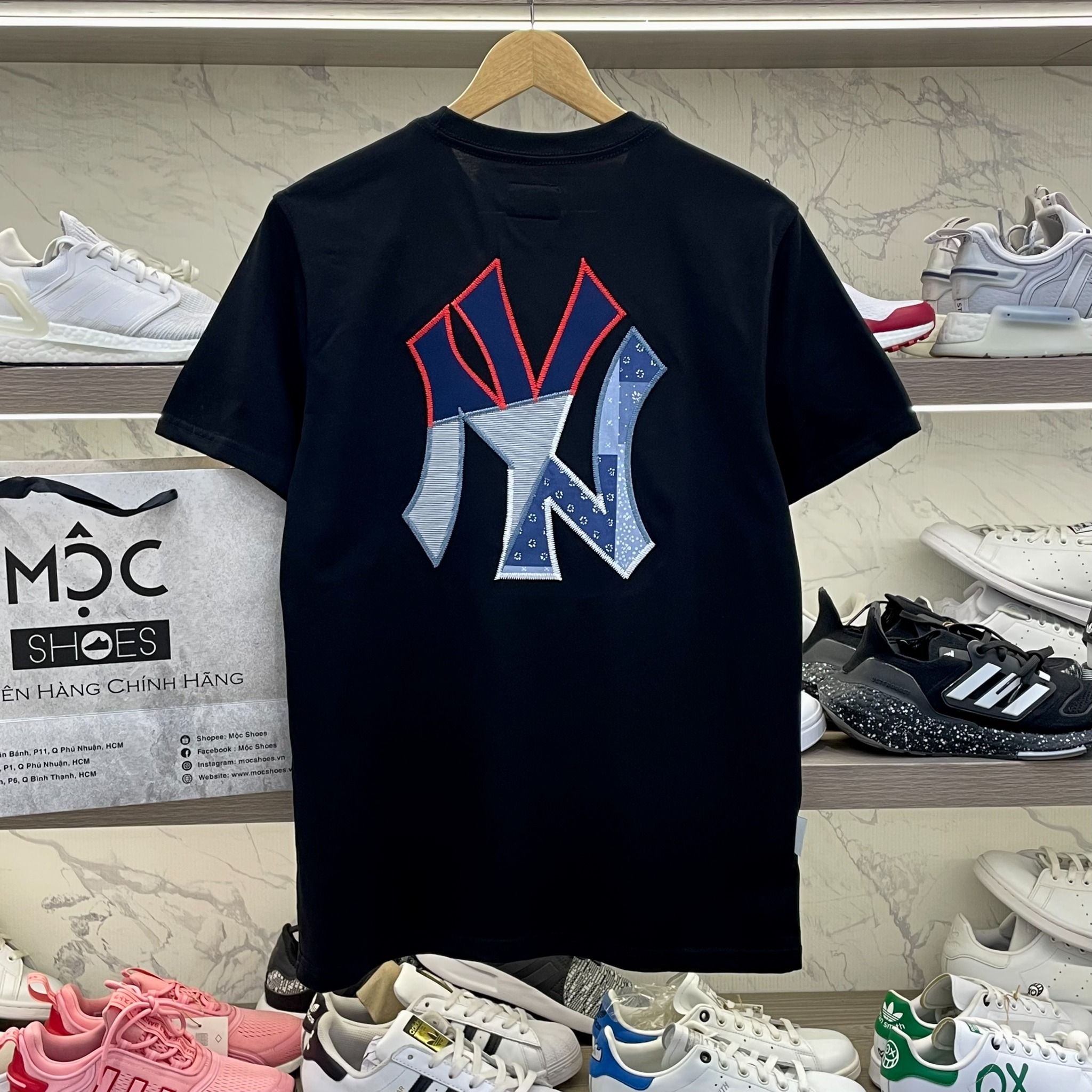 2335 - HÀNG CHÍNH HÃNG - ÁO THUN NEW ERA - NY YIHUA - ĐEN - CODE: 14187330