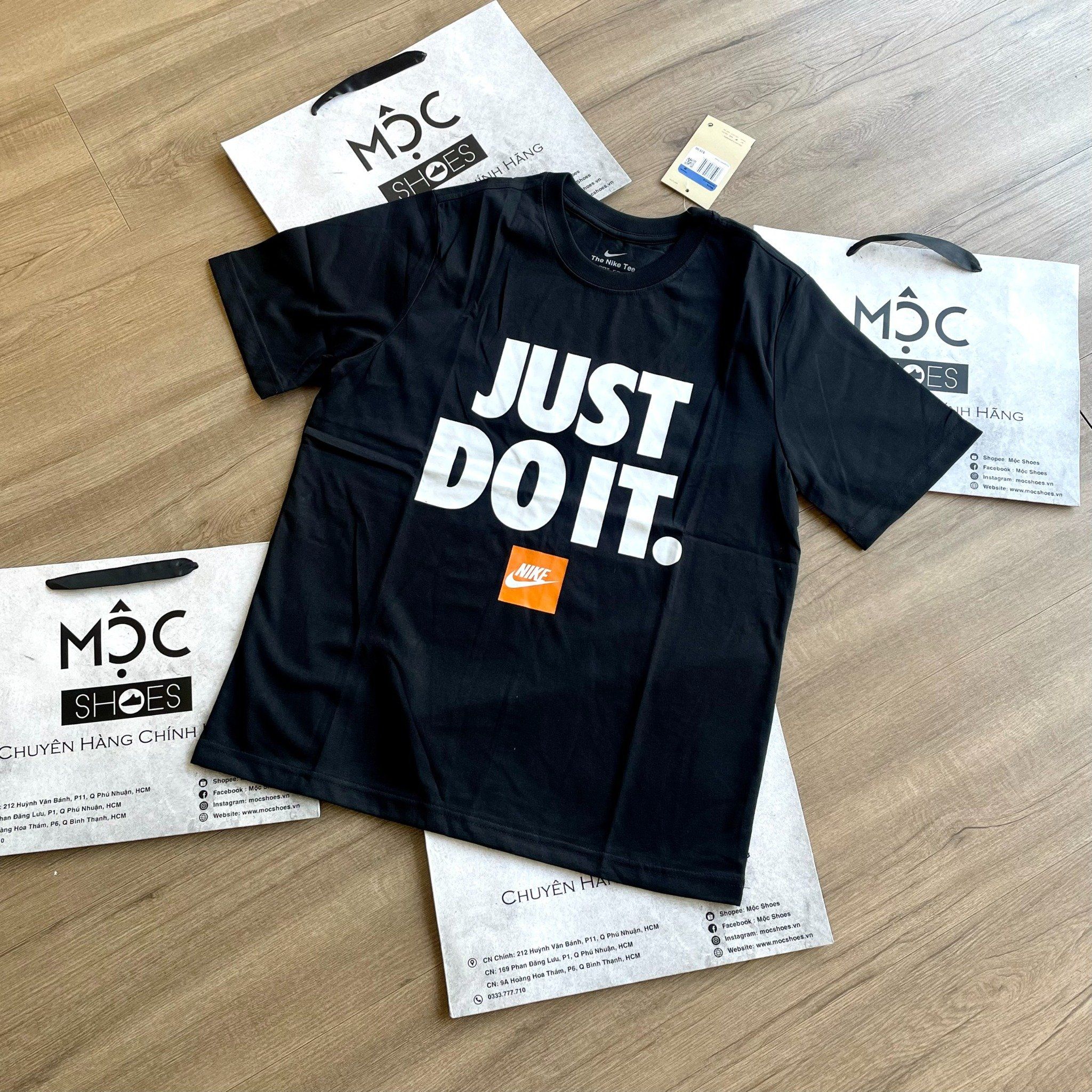 2341 - HÀNG CHÍNH HÃNG - ÁO THUN NIKE - JUST DO IT - ĐEN - CODE: B08XY7XLTM