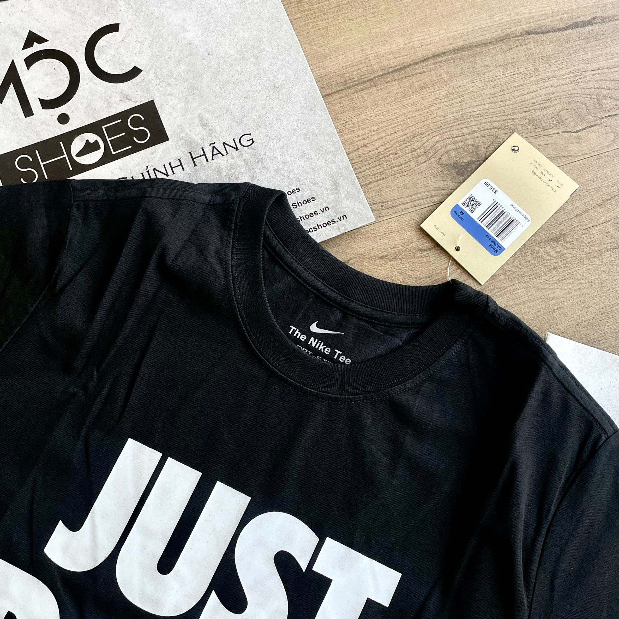 2341 - HÀNG CHÍNH HÃNG - ÁO THUN NIKE - JUST DO IT - ĐEN - CODE: B08XY7XLTM