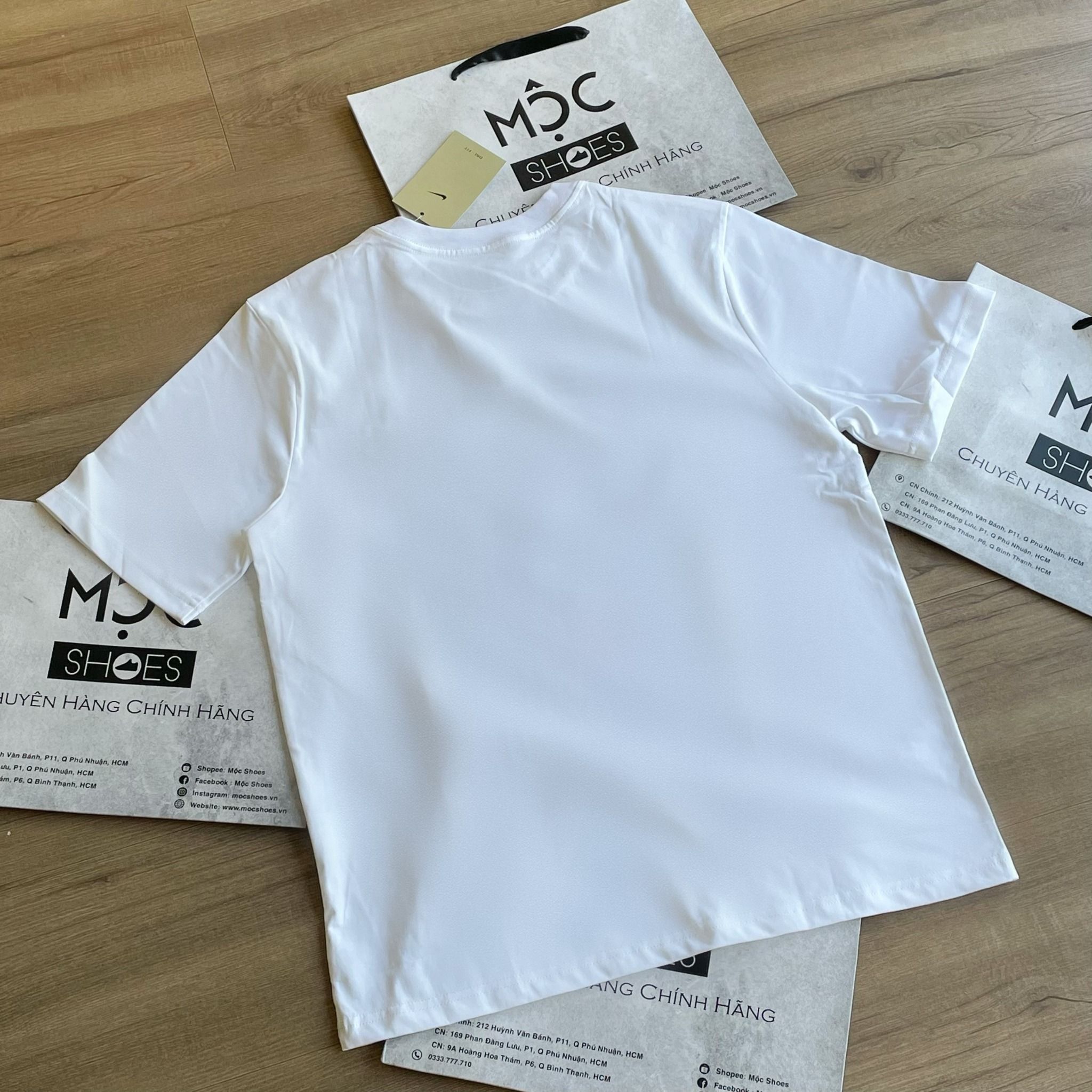 2340 - HÀNG CHÍNH HÃNG - ÁO THUN NIKE - JUST DO IT - TRẮNG - CODE: B08XY7XLTM