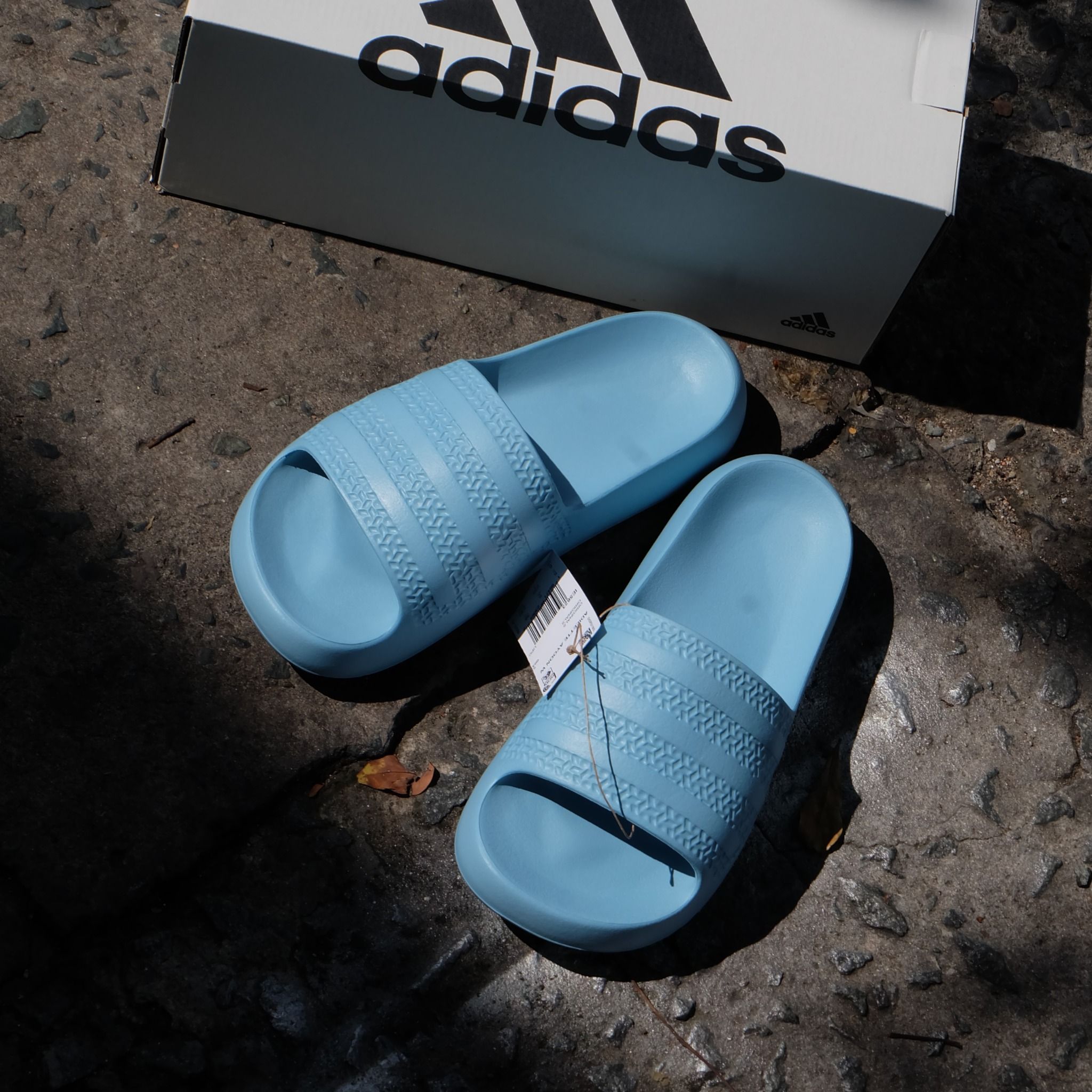2373 - HÀNG CHÍNH HÃNG - DÉP ADIDAS ADILETTE AYOON W - XANH - CODE: IE5623