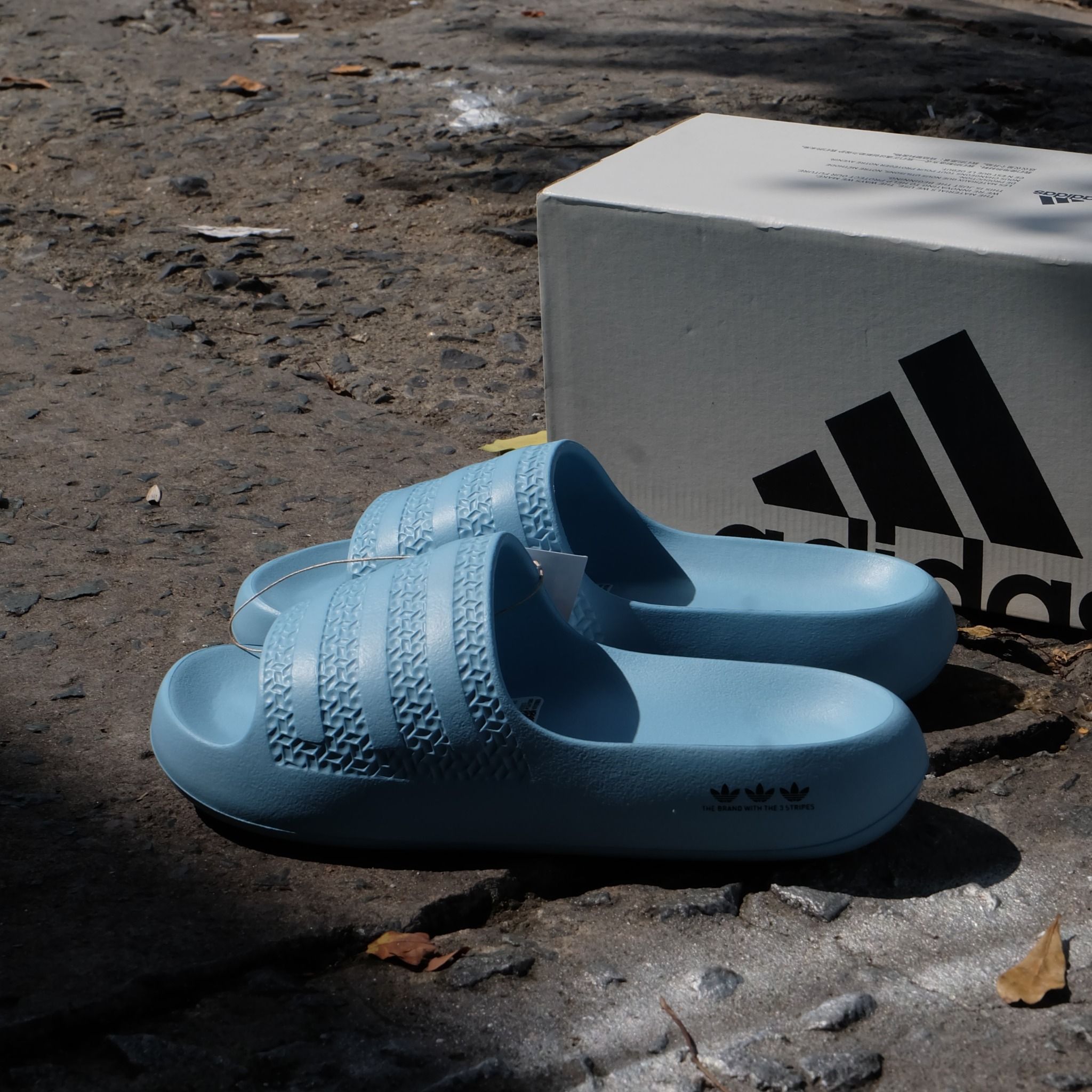 2373 - HÀNG CHÍNH HÃNG - DÉP ADIDAS ADILETTE AYOON W - XANH - CODE: IE5623
