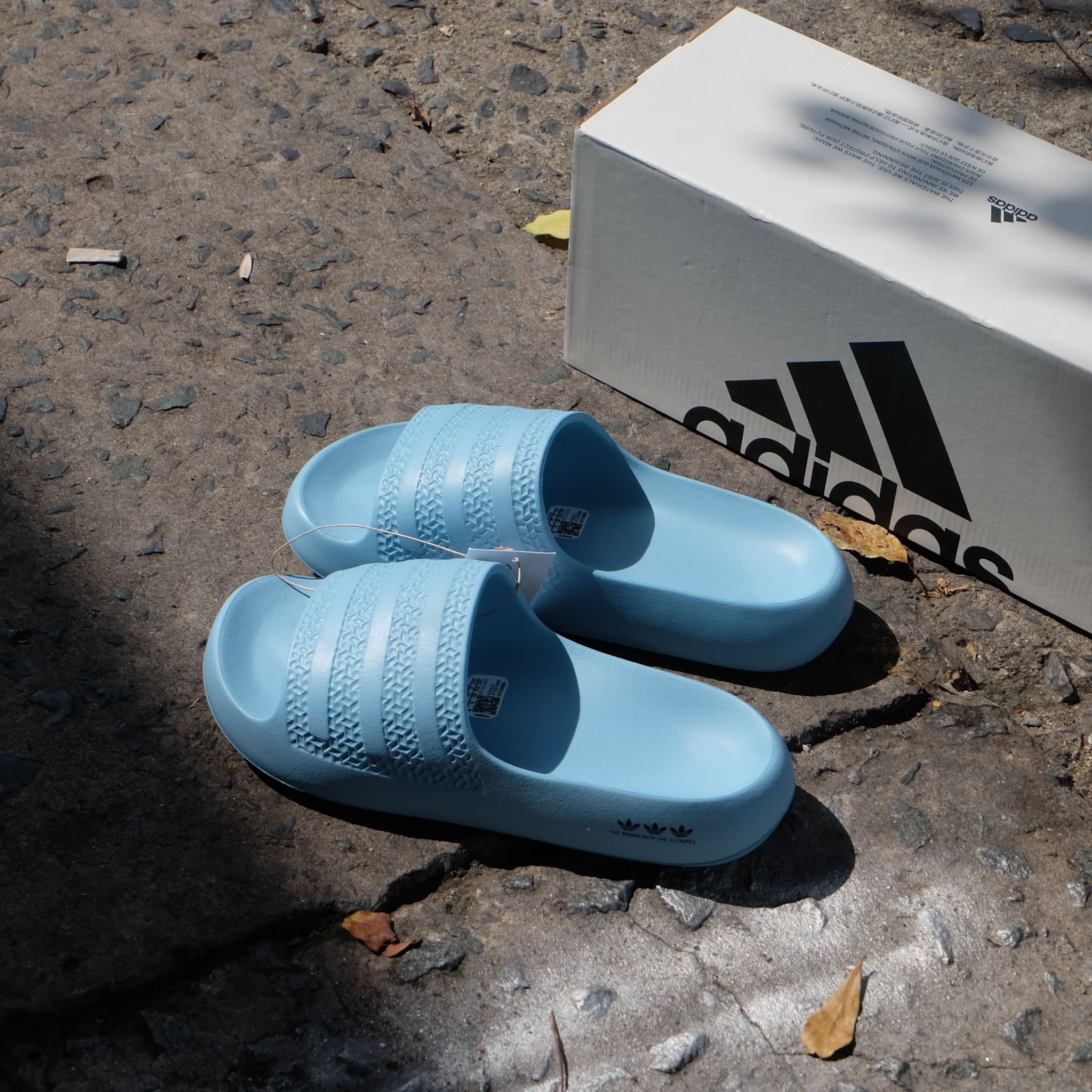 2373 - HÀNG CHÍNH HÃNG - DÉP ADIDAS ADILETTE AYOON W - XANH - CODE: IE5623