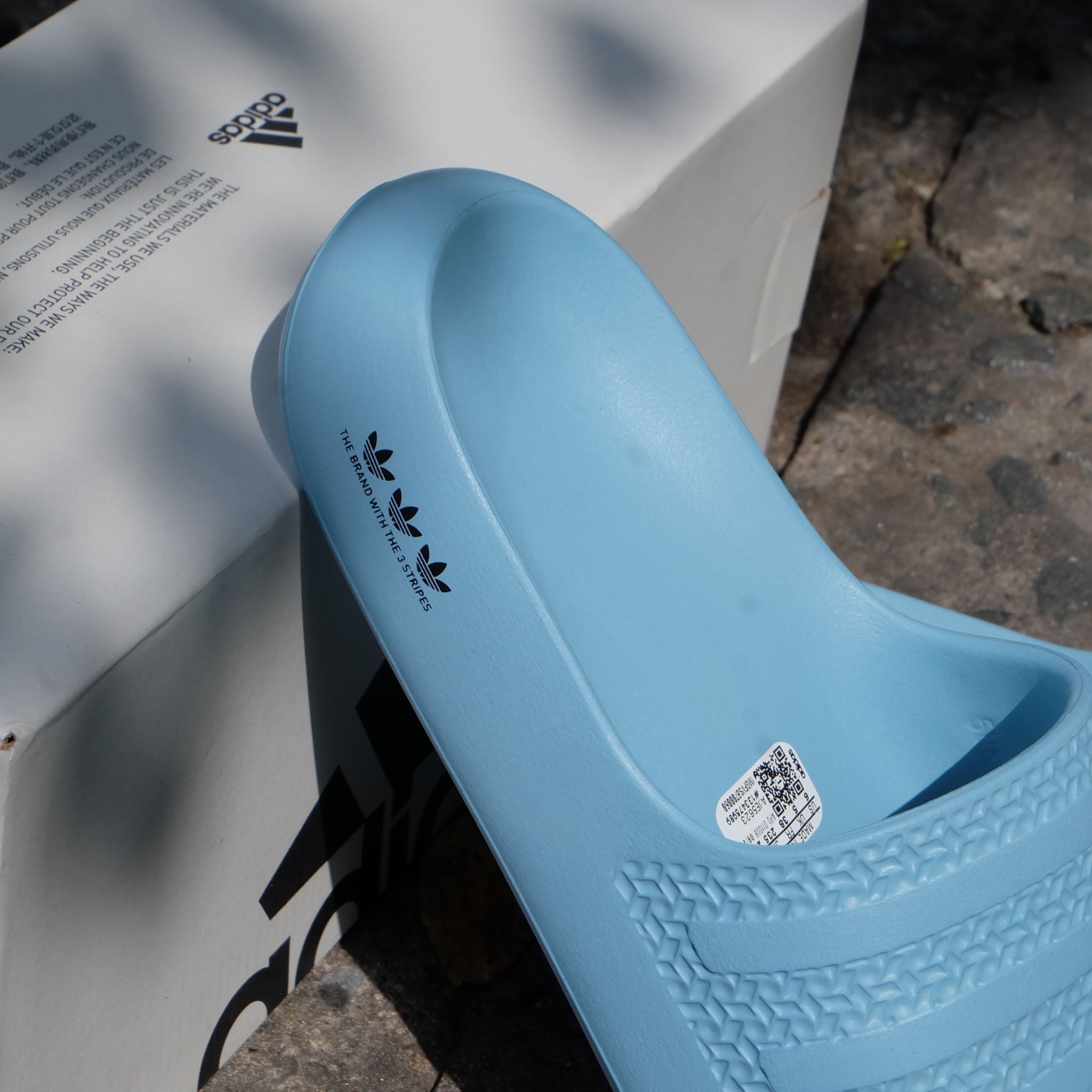 2373 - HÀNG CHÍNH HÃNG - DÉP ADIDAS ADILETTE AYOON W - XANH - CODE: IE5623