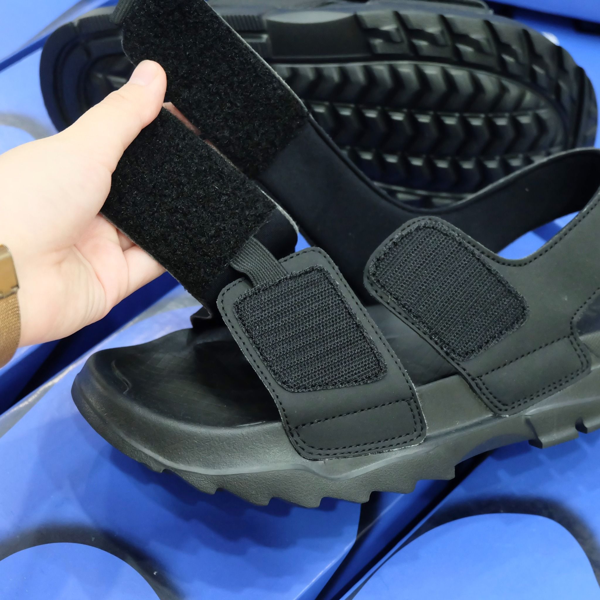 2379 - HÀNG CHÍNH HÃNG - GIÀY QUAI HẬU SANDAL DISCOVERY BUCKET SAND - * Black / ĐEN * - CODE: DX-SH731-2N-K0002