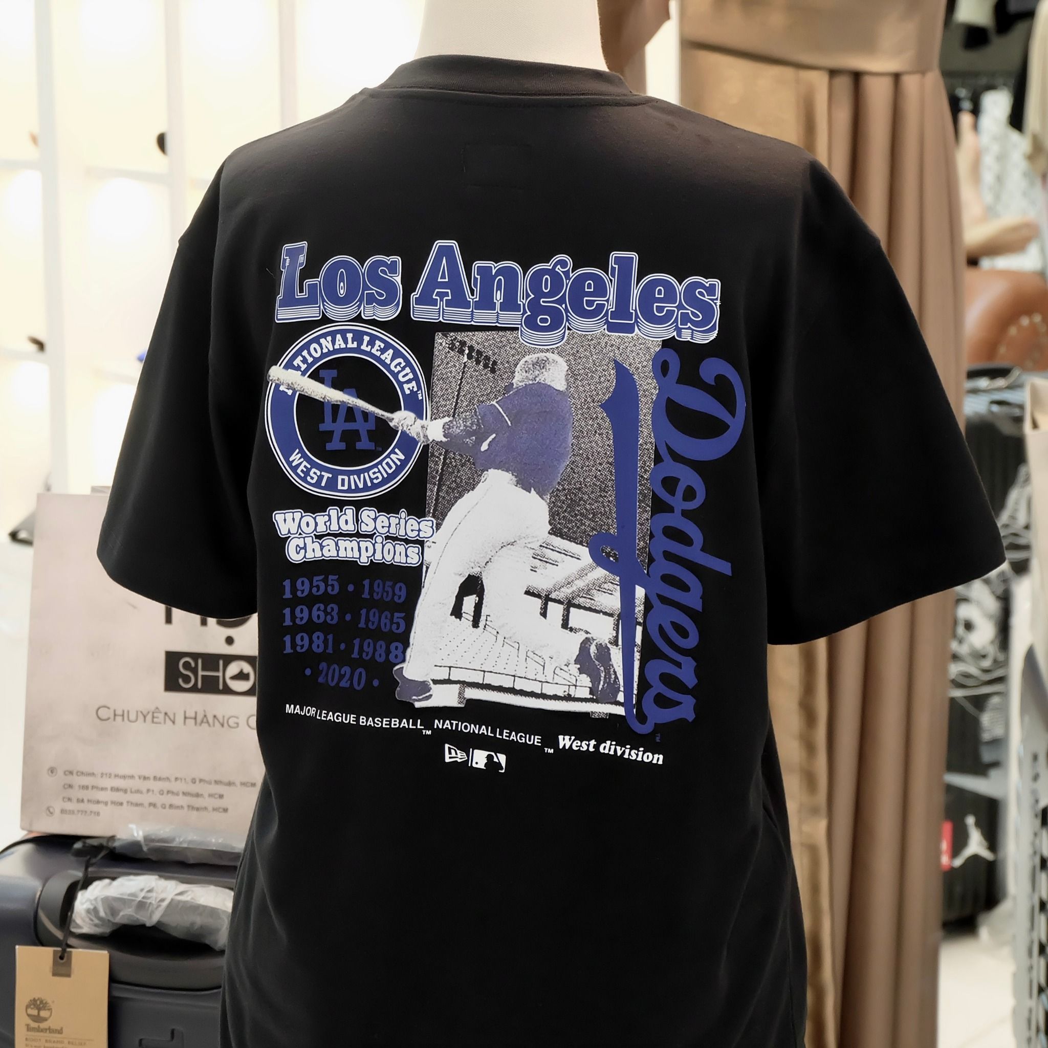 2377 - HÀNG CHÍNH HÃNG - ÁO THUN NEW ERA - LA WEST DIVISION - NAVY - CODE: 14187402