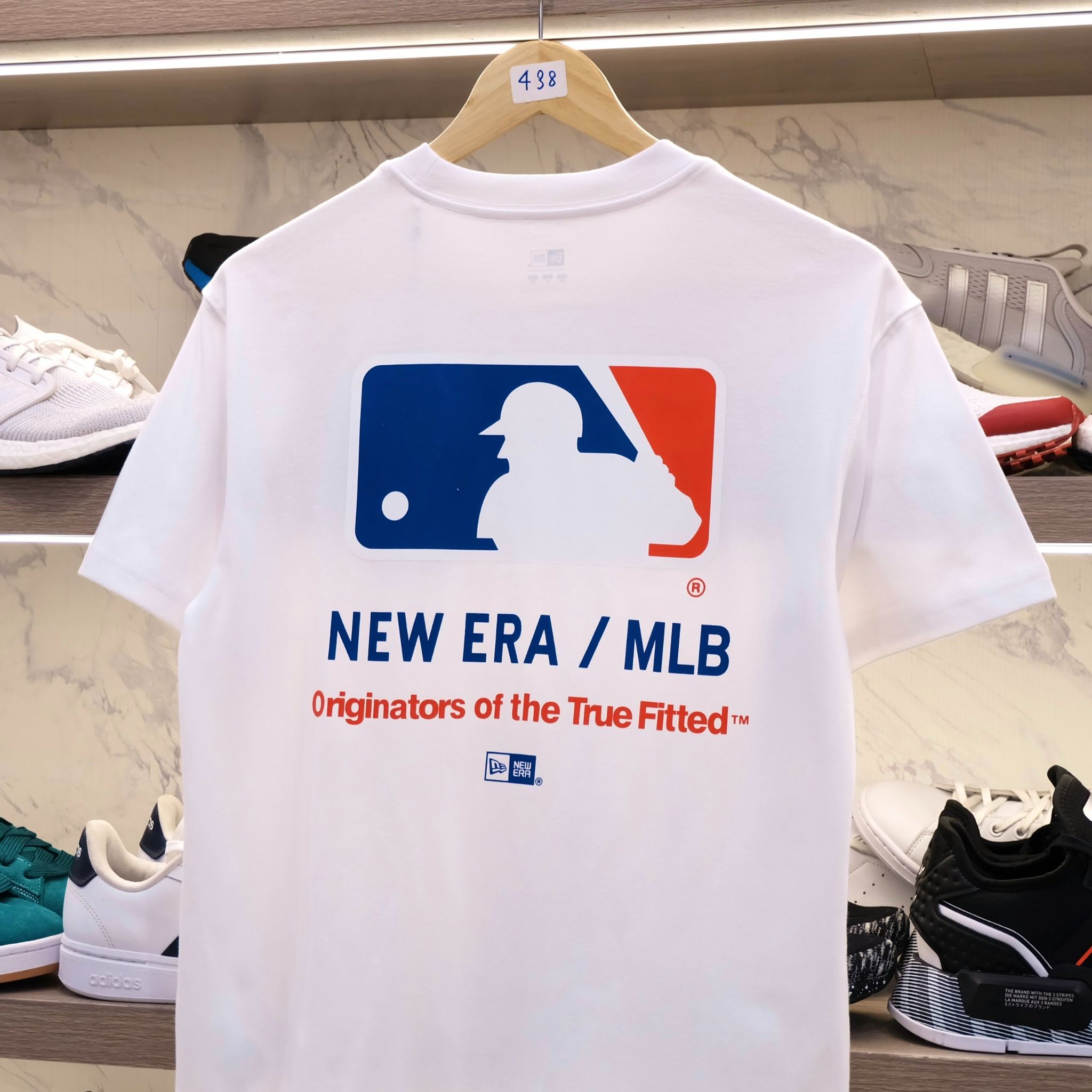 2384 - HÀNG CHÍNH HÃNG - ÁO THUN NEW ERA X MLB - TRẮNG - CODE: 14405338