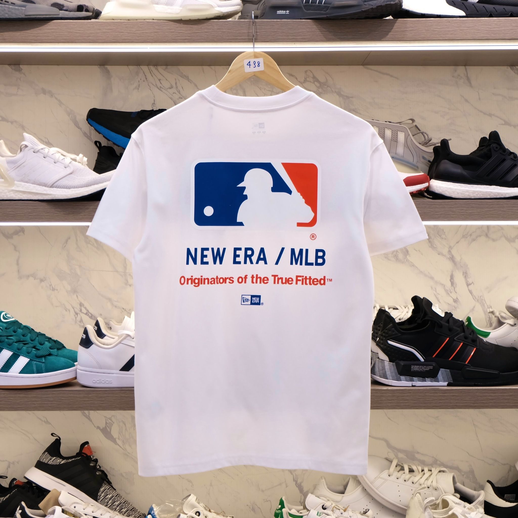 2384 - HÀNG CHÍNH HÃNG - ÁO THUN NEW ERA X MLB - TRẮNG - CODE: 14405338