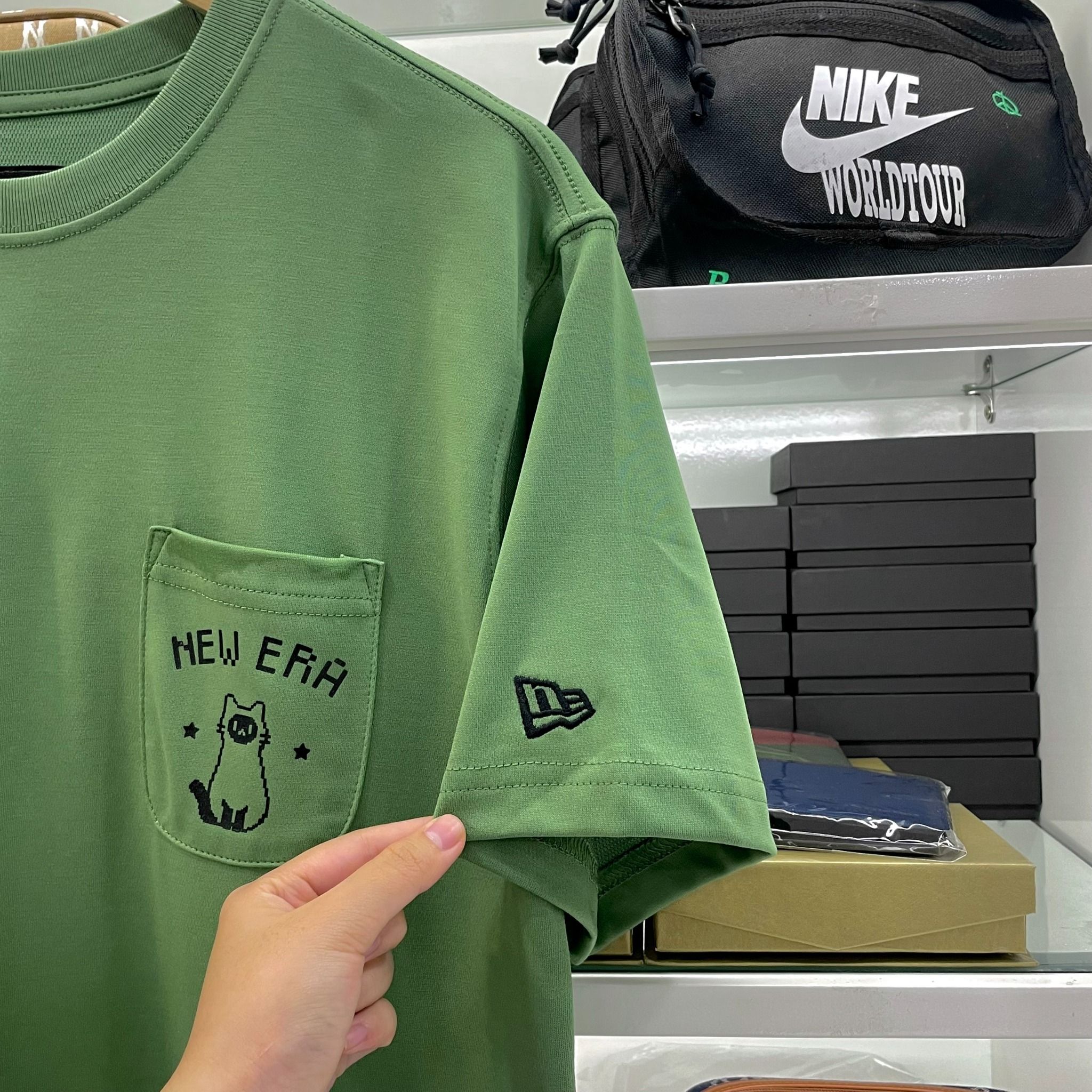 2386 - HÀNG CHÍNH HÃNG - ÁO THUN NEW ERA - GREEN -