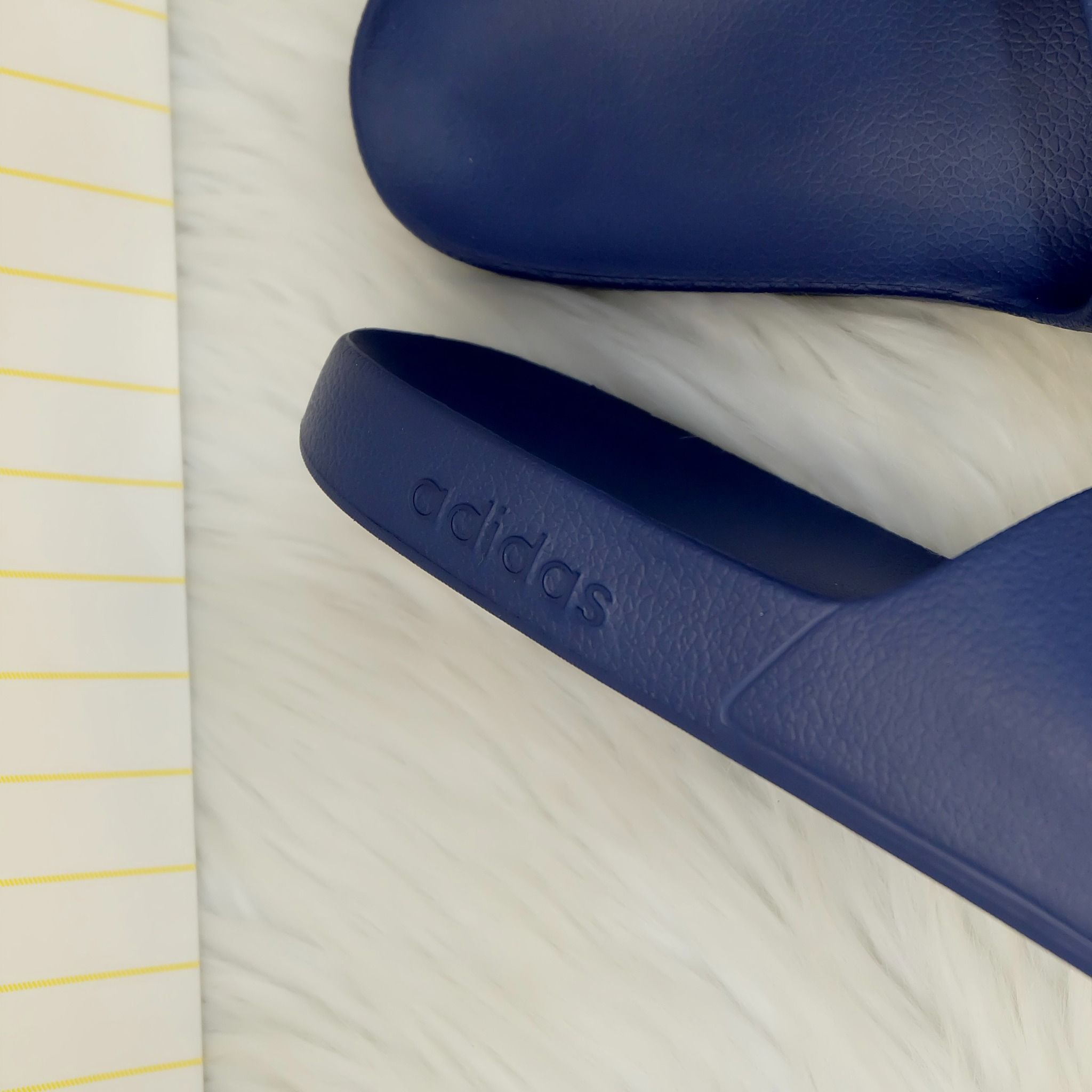 2391 - HÀNG CHÍNH HÃNG - DÉP ADILETTE AQUA SLIDE 2.0 - BIG LOGO - XANH NAVY - CODE: IF7374