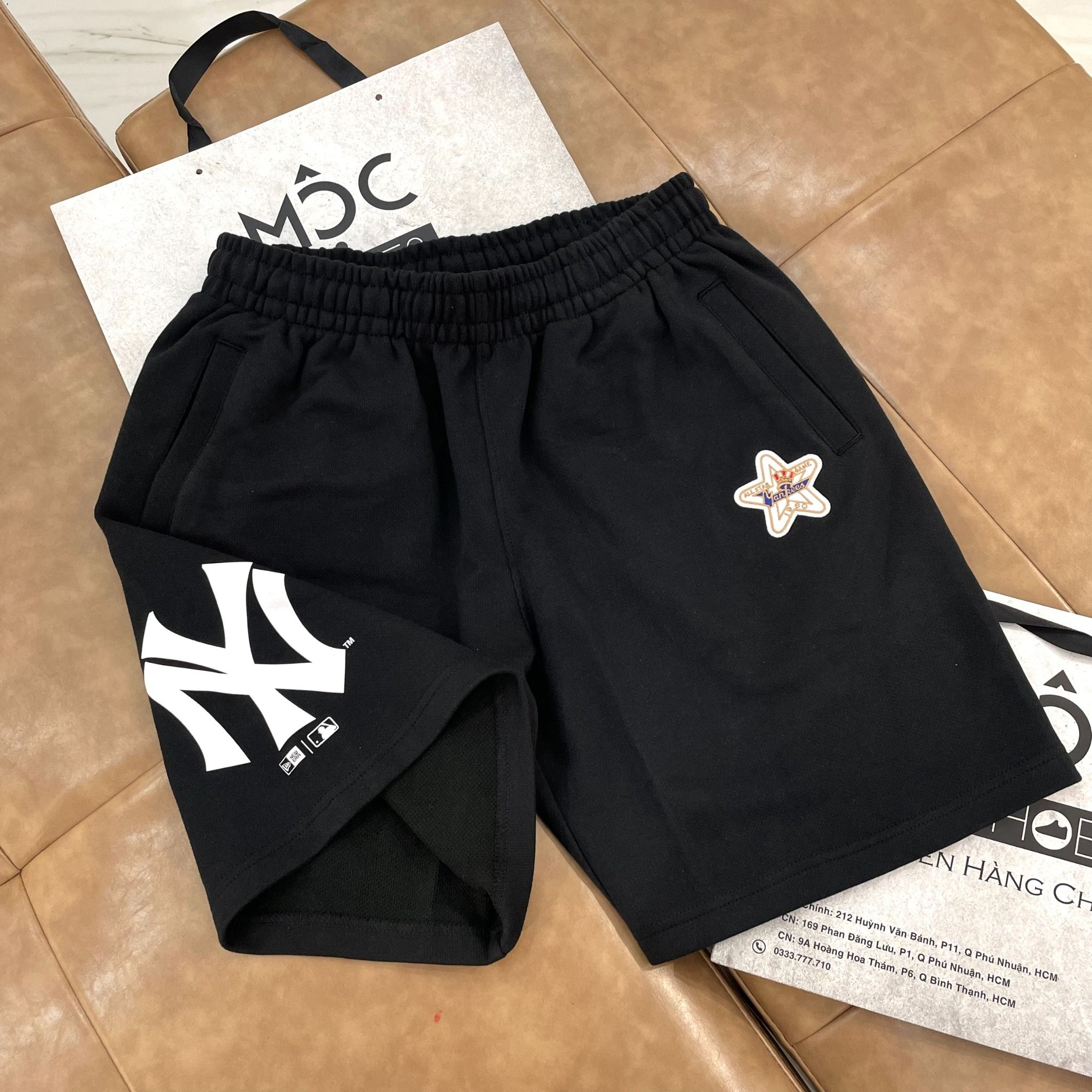 2397 - HÀNG CHÍNH HÃNG - QUẦN NEW ERA X MLB - NY NGÔI SAO - ĐEN - CODE: 13578907