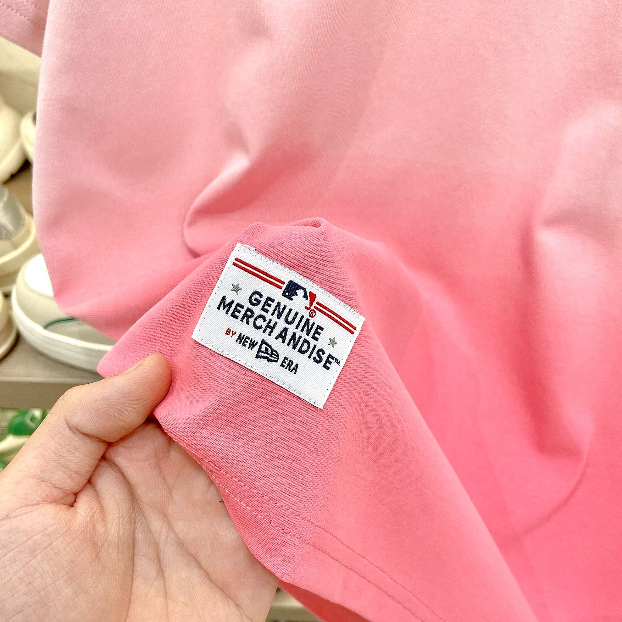 2403 - HÀNG CHÍNH HÃNG - Áo New Era - NY chạy ngang - *Rau câu dâu* CODE: 14341296