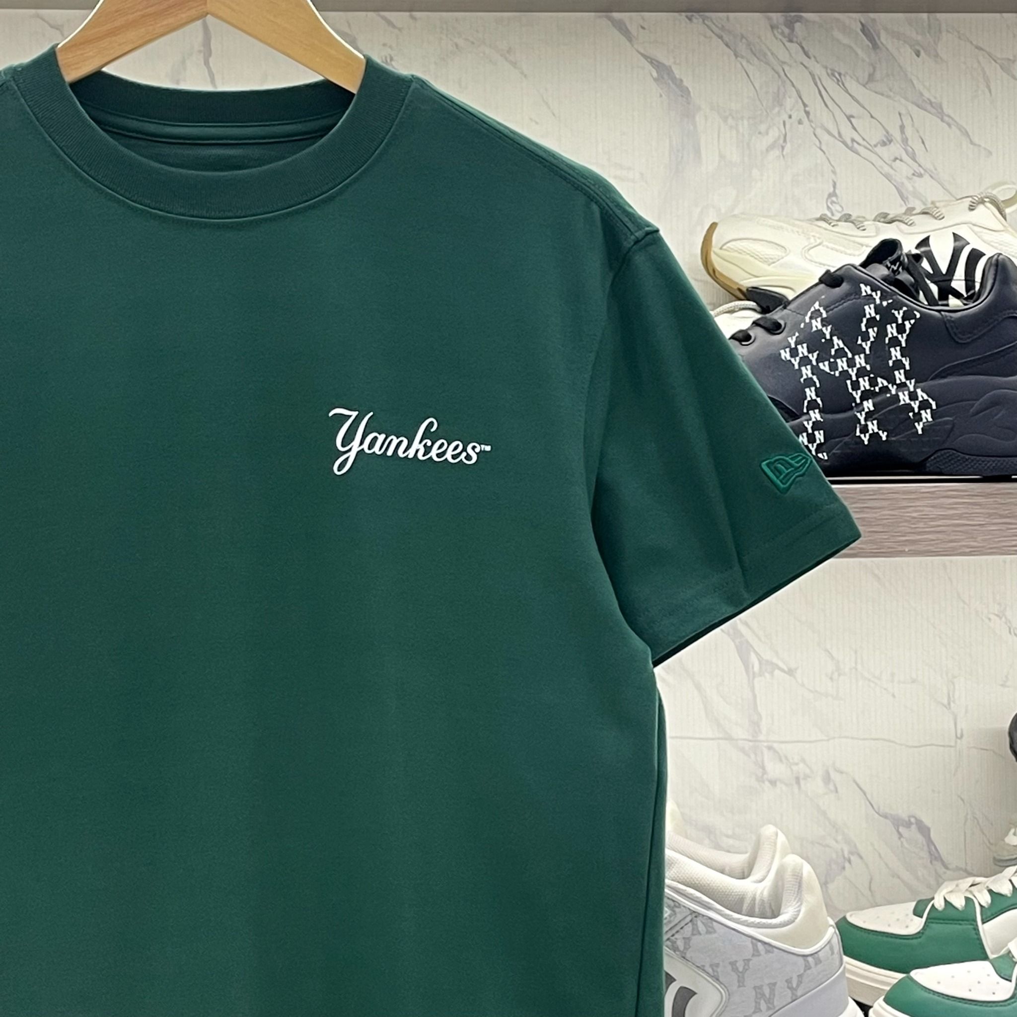 2409 - HÀNG CHÍNH HÃNG - ÁO NEW ERA - NY QUẢ TÁO - GREEN - CODE: 14413060
