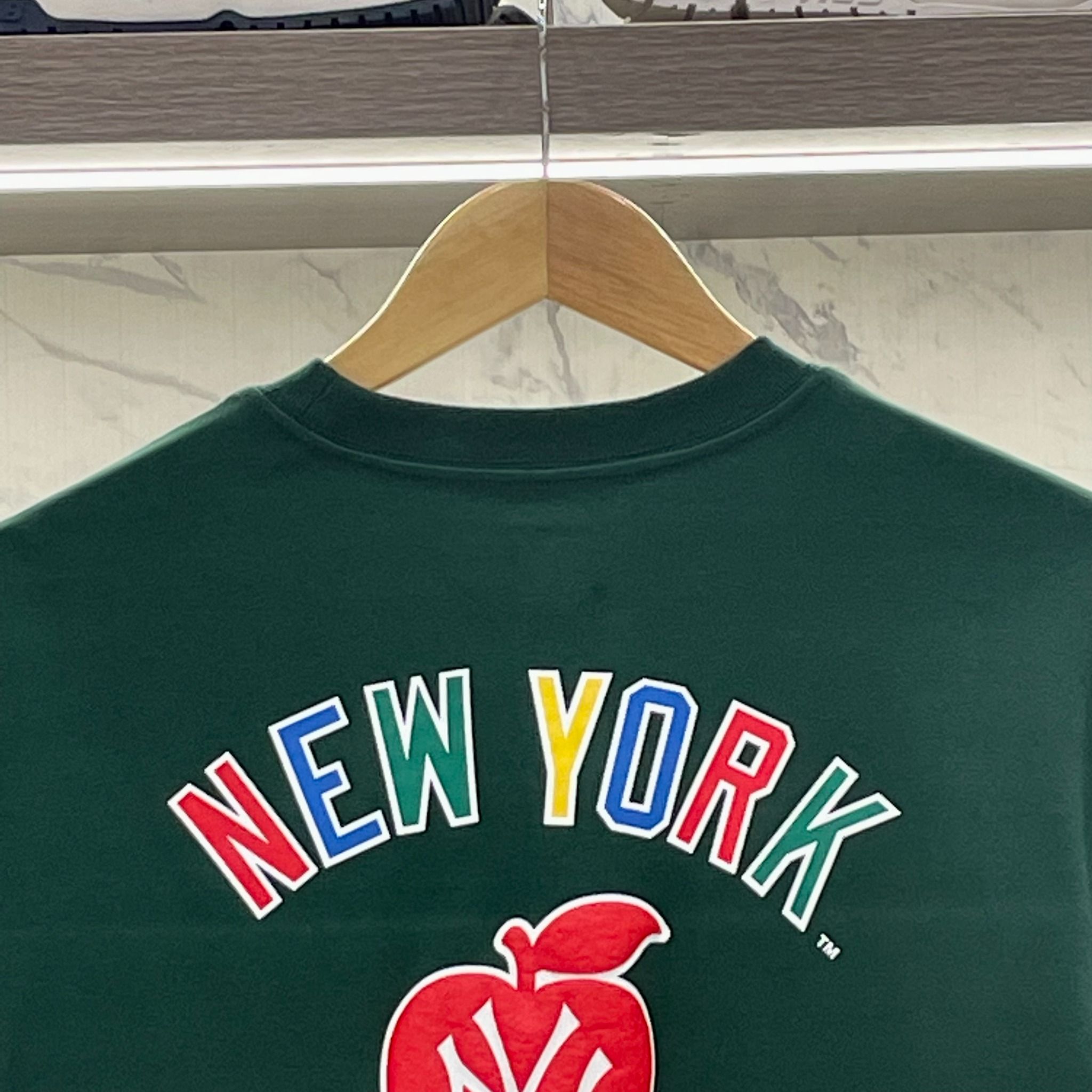 2409 - HÀNG CHÍNH HÃNG - ÁO NEW ERA - NY QUẢ TÁO - GREEN - CODE: 14413060