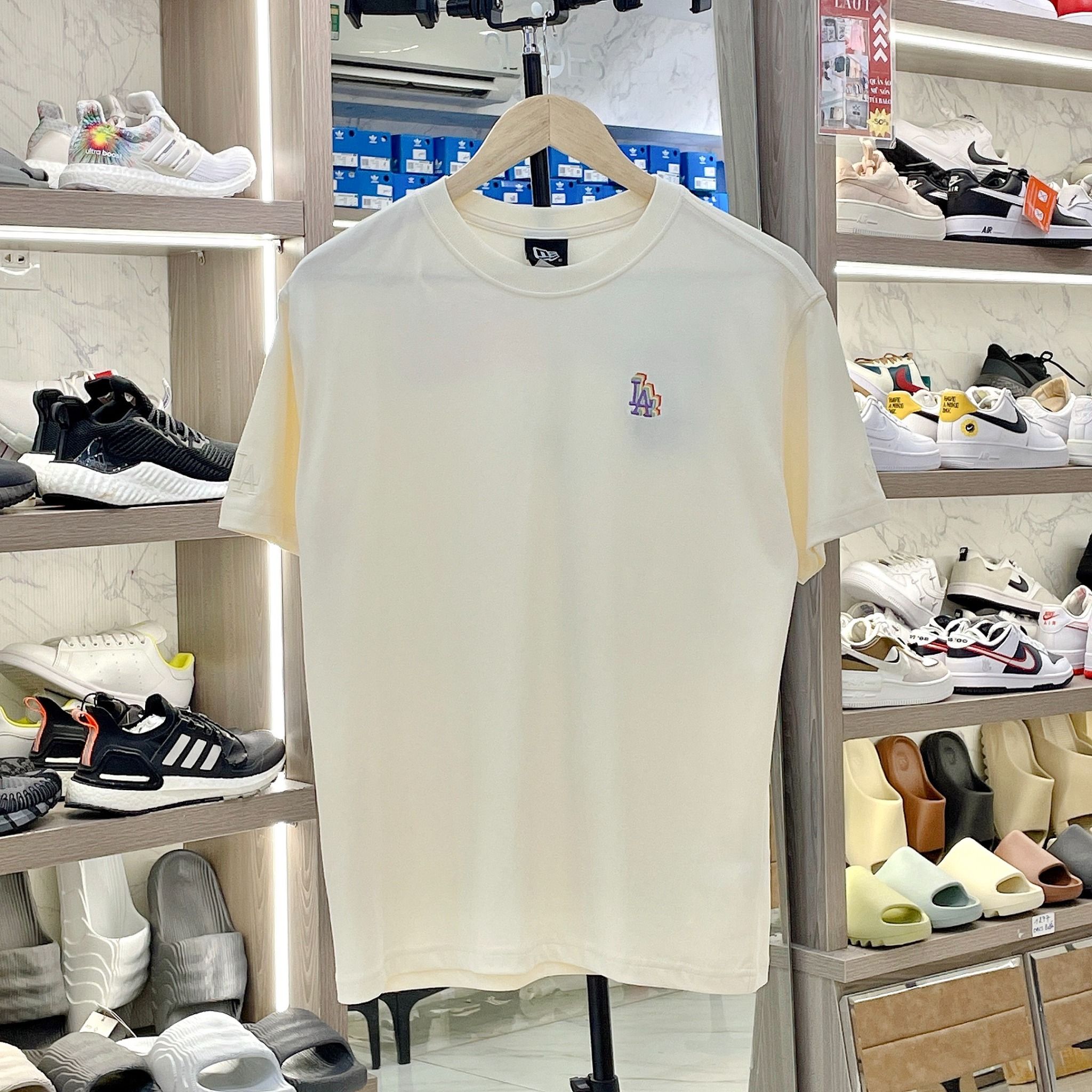 2412 - HÀNG CHÍNH HÃNG - ÁO NEW ERA - LA DODGERS 7 SẮC - KEM - CODE : 14326573