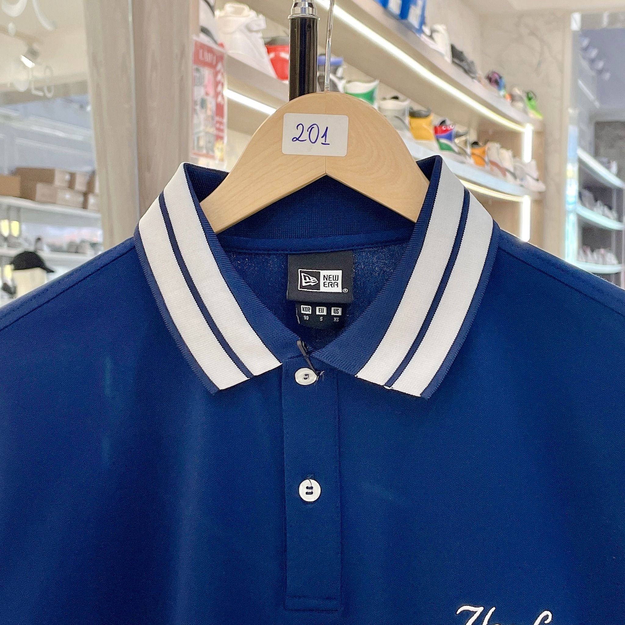 2424 - HÀNG CHÍNH HÃNG - ÁO THUN POLO NEW ERA - POLO DODGERS - NAVY - CODE : 14121842